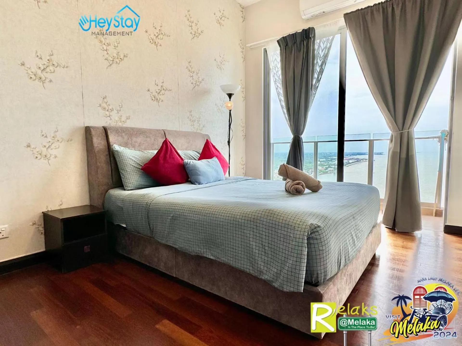 Bed in Silver Scape Residence Melaka Raya By Heystay Management