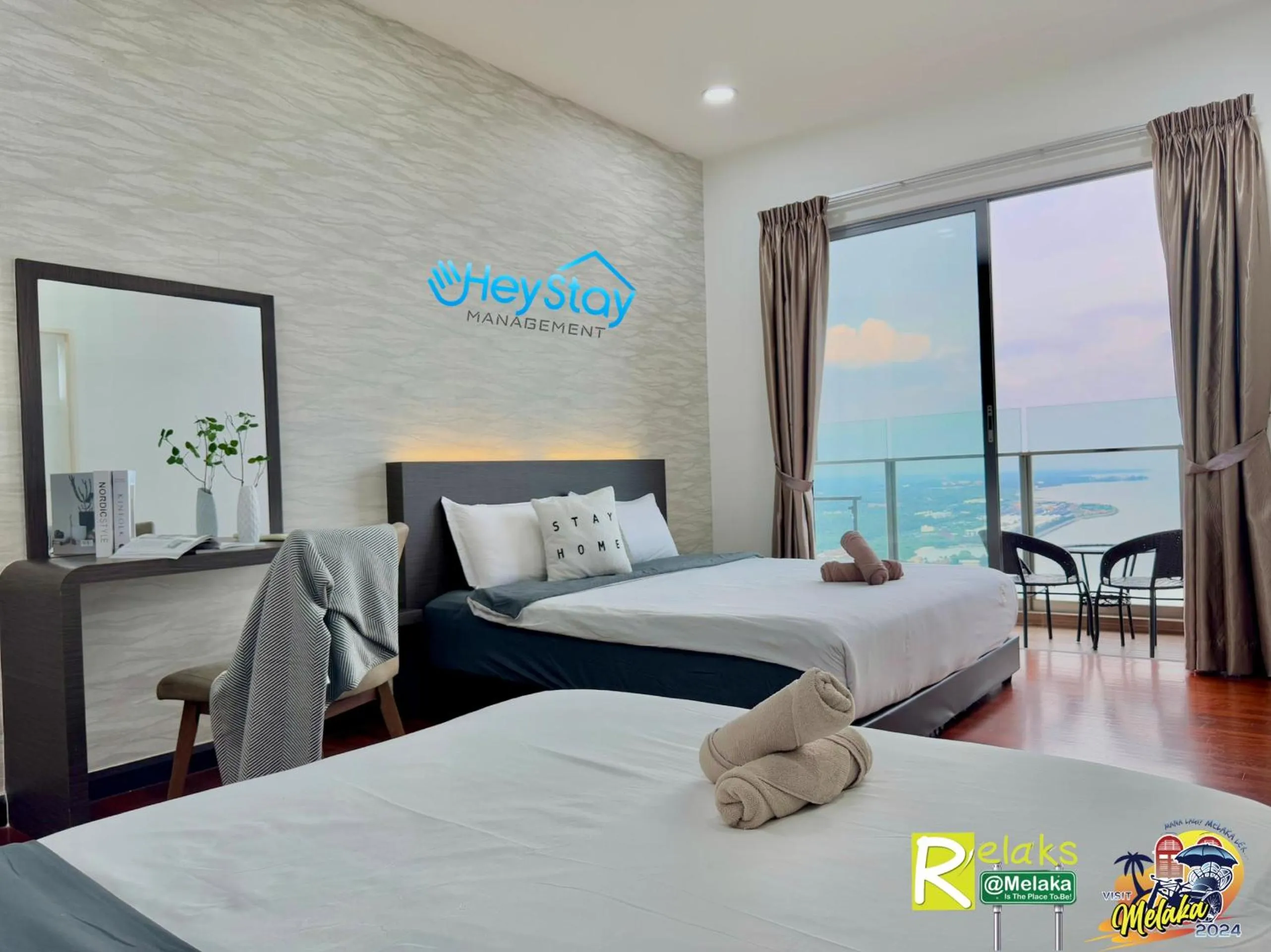 Bed in Silver Scape Residence Melaka Raya By Heystay Management