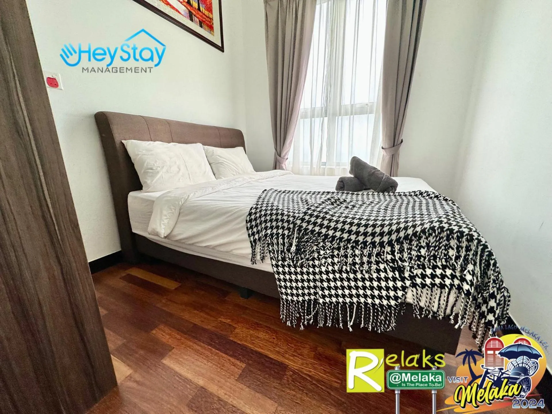Bed in Silver Scape Residence Melaka Raya By Heystay Management