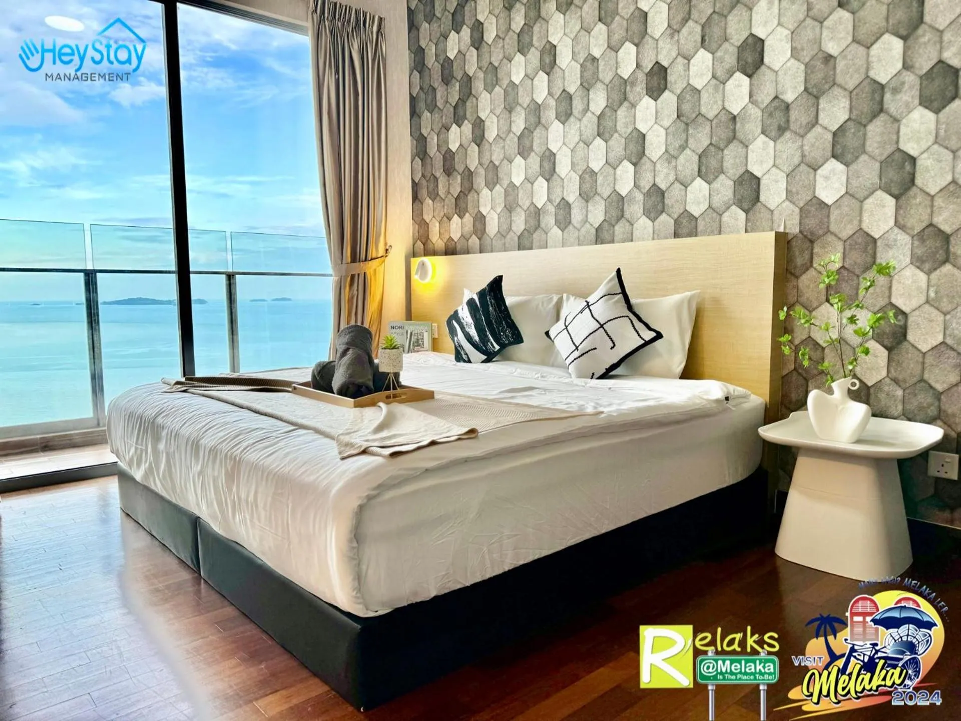 Bed in Silver Scape Residence Melaka Raya By Heystay Management