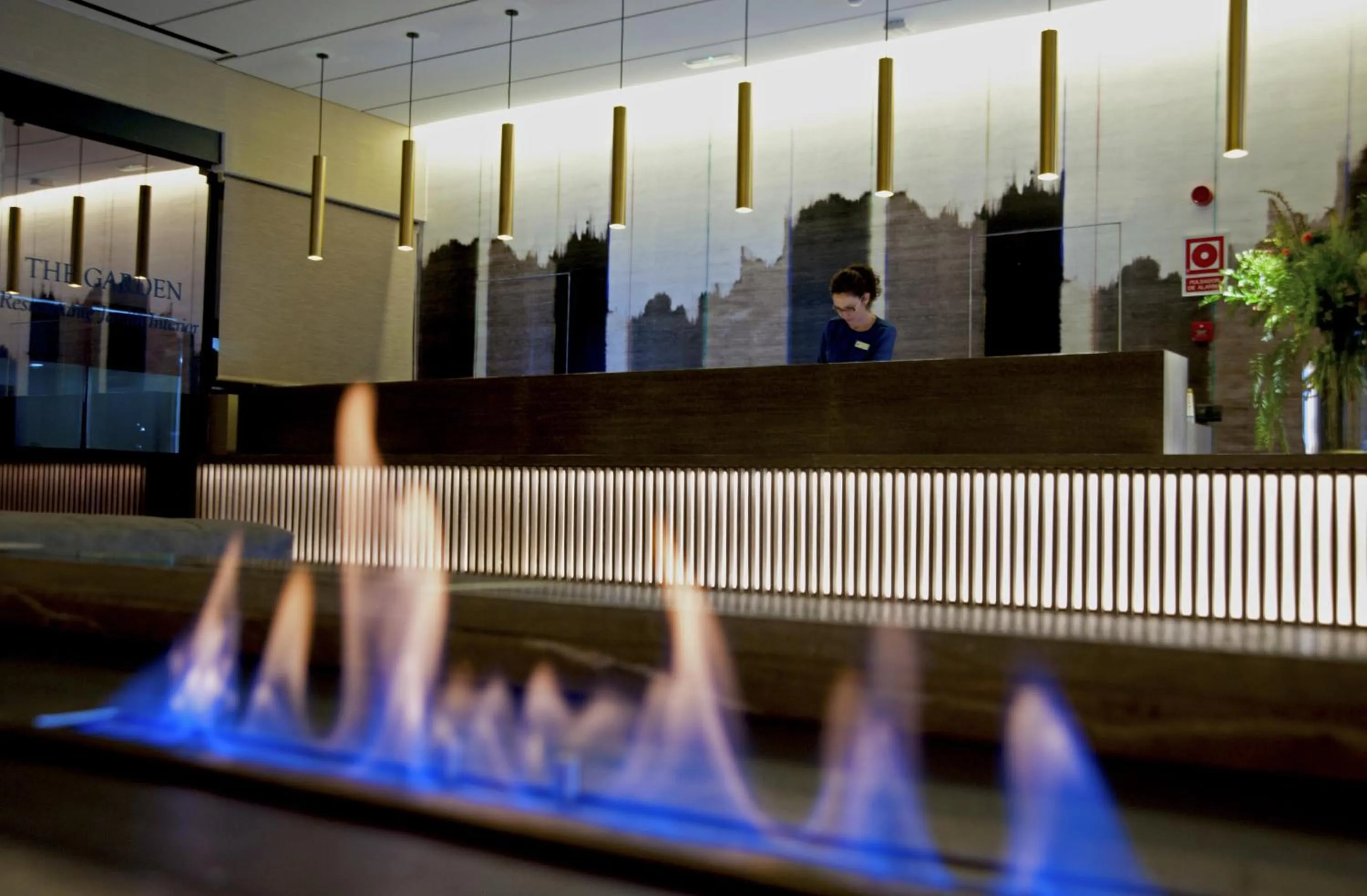 Lobby or reception in Aravaca Village Hotel