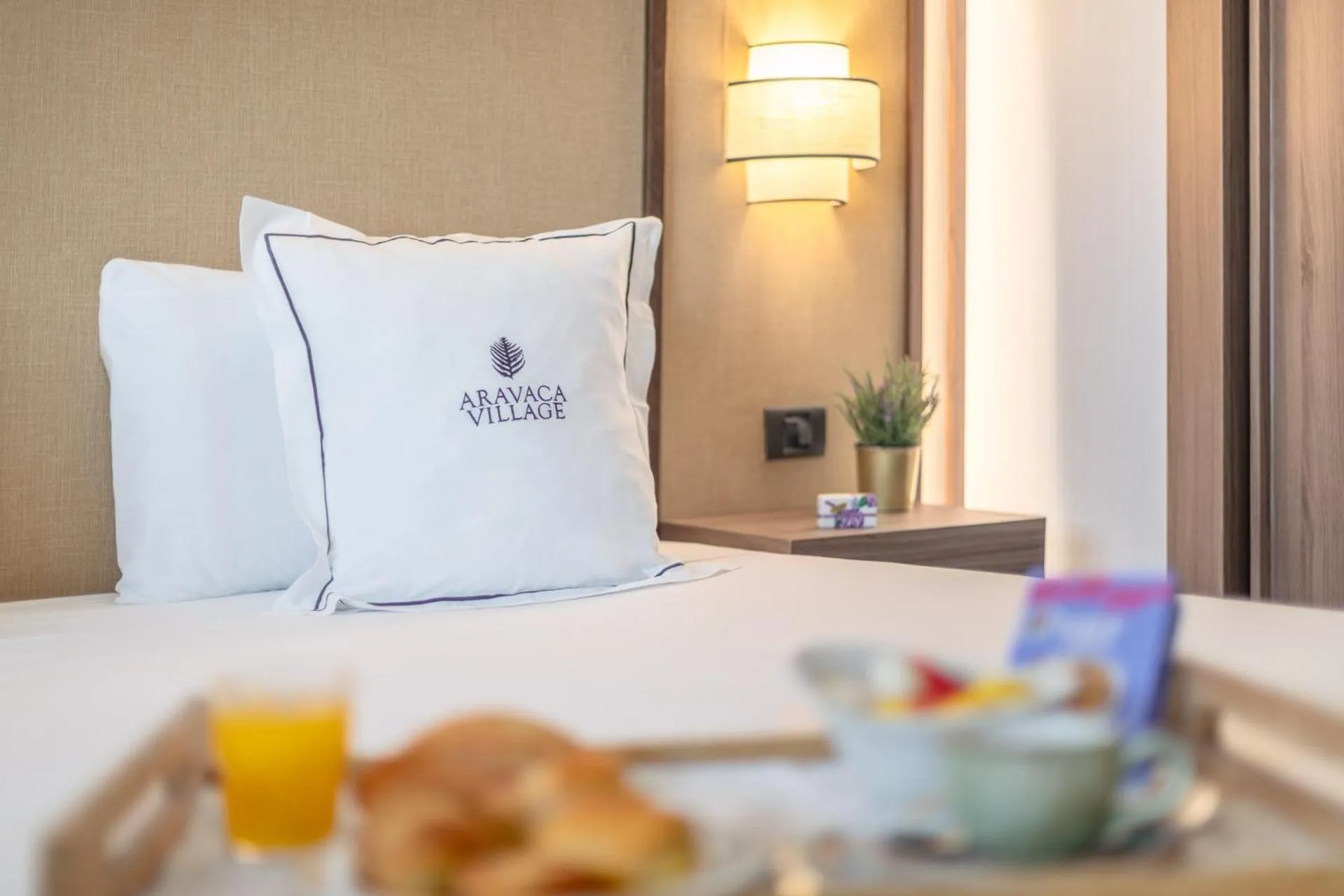 Bed in Aravaca Village Hotel