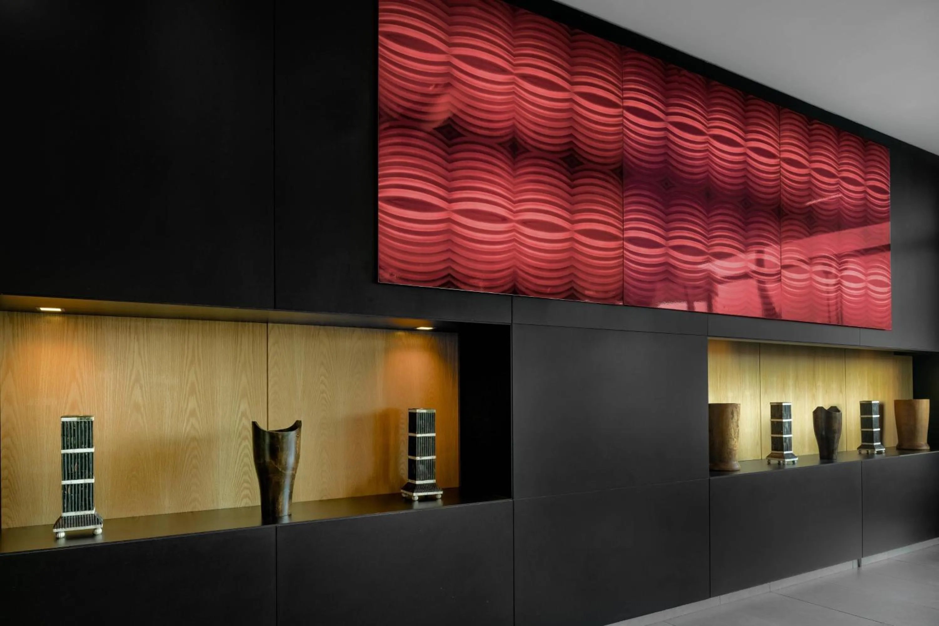 Lobby or reception in AC Hotel Gijón by Marriott