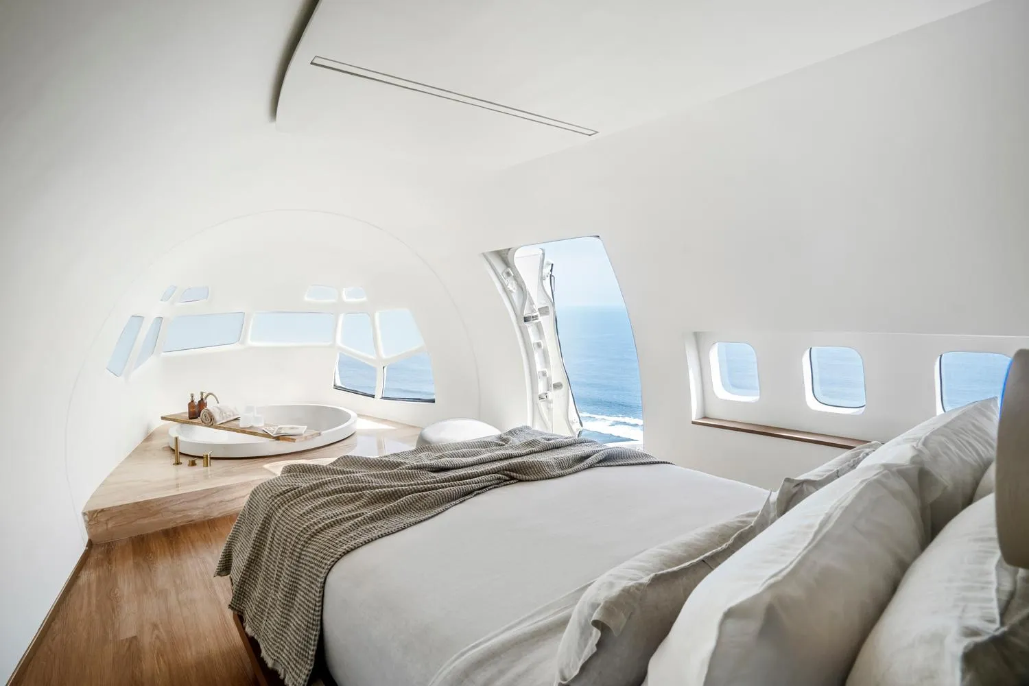 Bed in Private Jet Villa Uluwatu