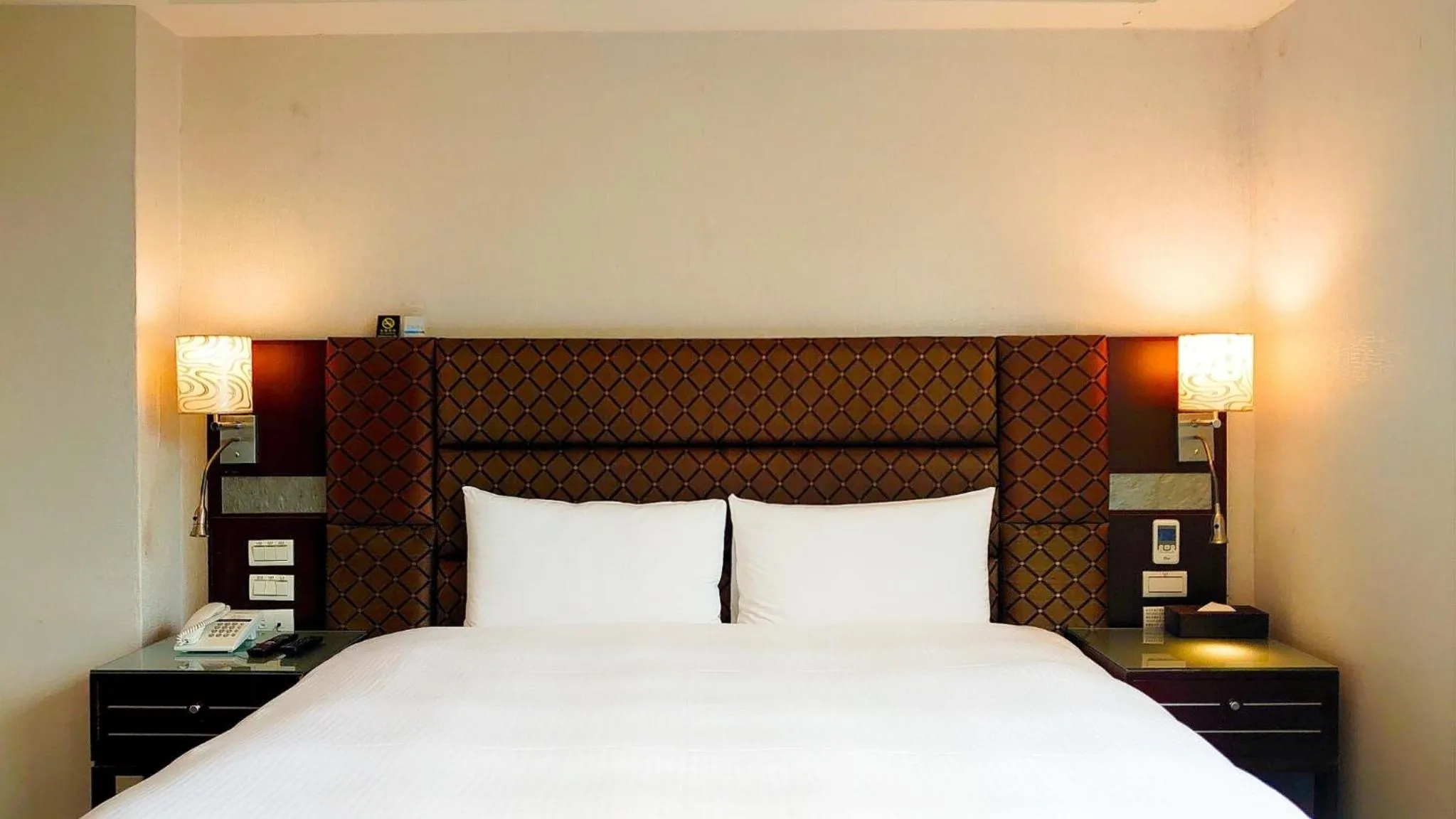 Bed in Hub Hotel Banqiao Branch