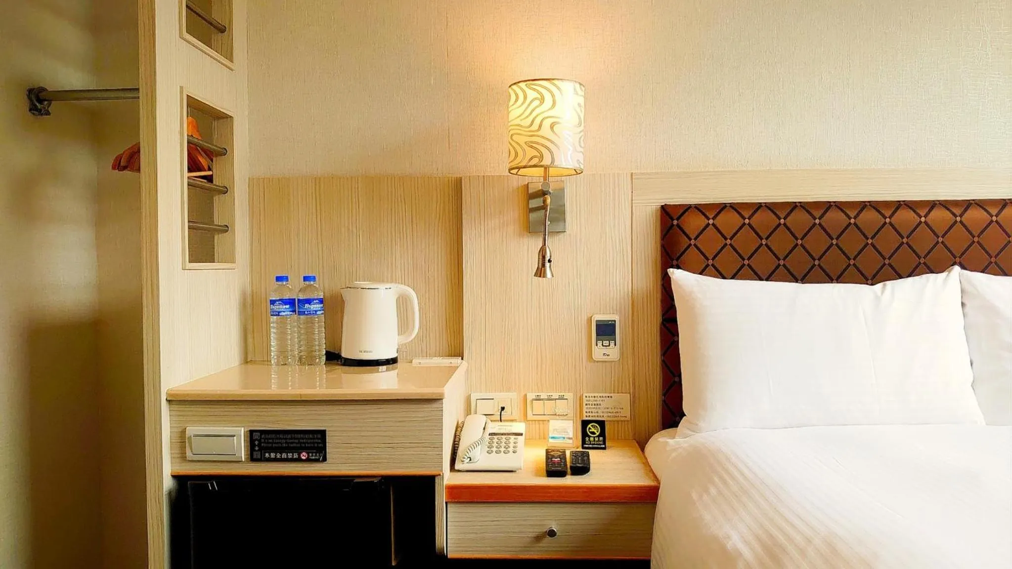 Bed in Hub Hotel Banqiao Branch