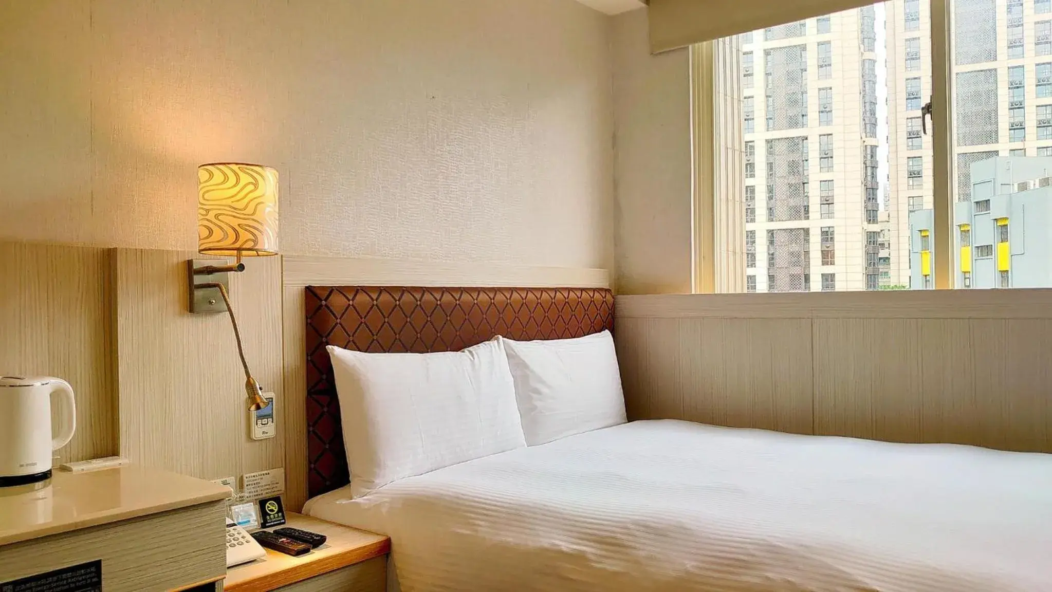 Bed in Hub Hotel Banqiao Branch Bed in Hub Hotel Banqiao Branch