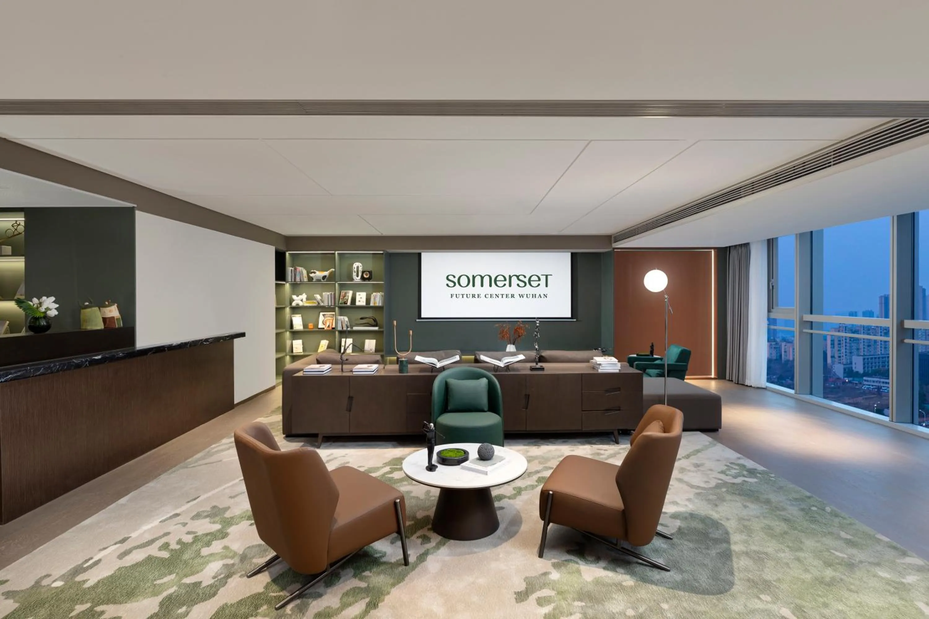 Seating area in Somerset Future Center Wuhan