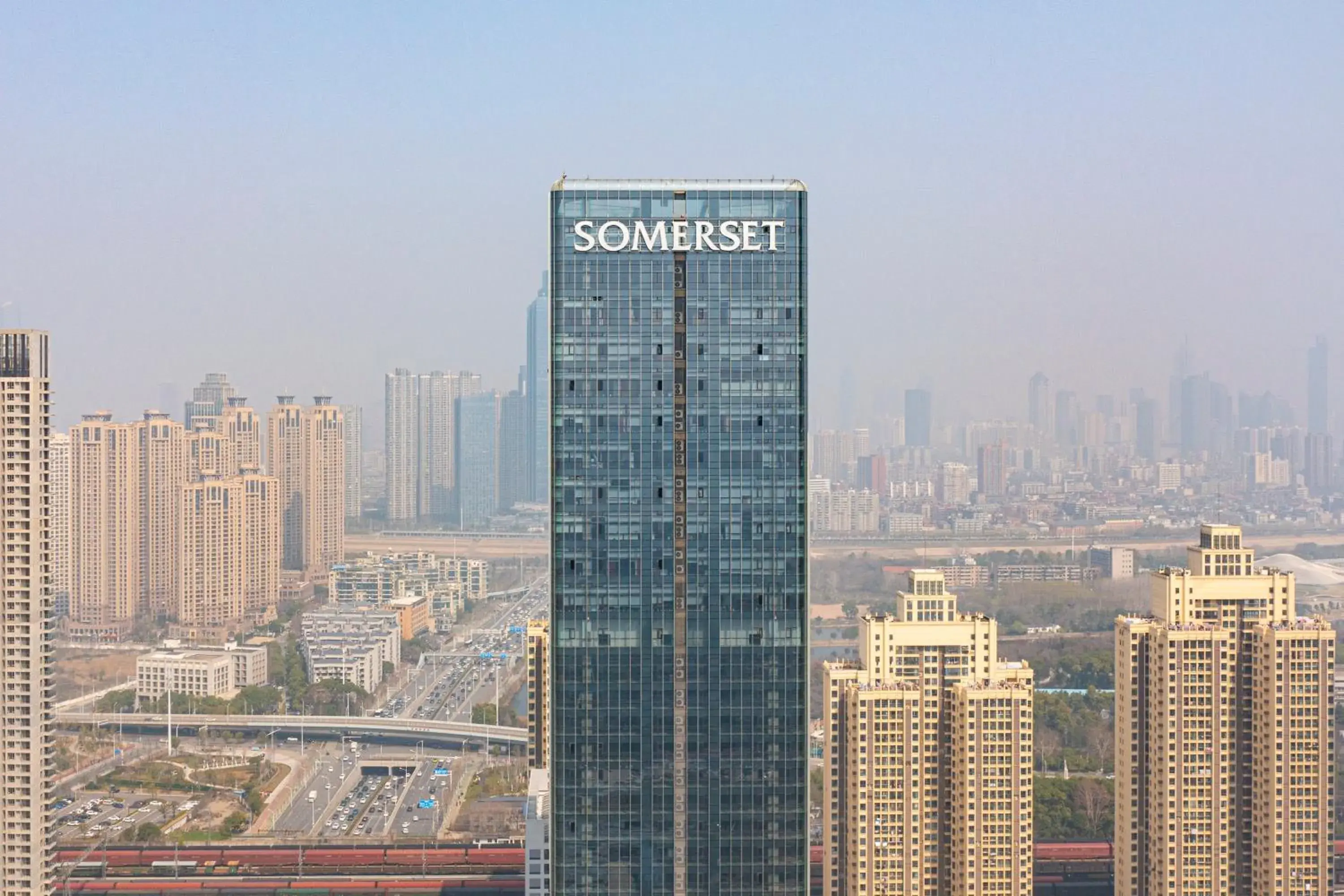 City view in Somerset Future Center Wuhan City view in Somerset Future Center Wuhan