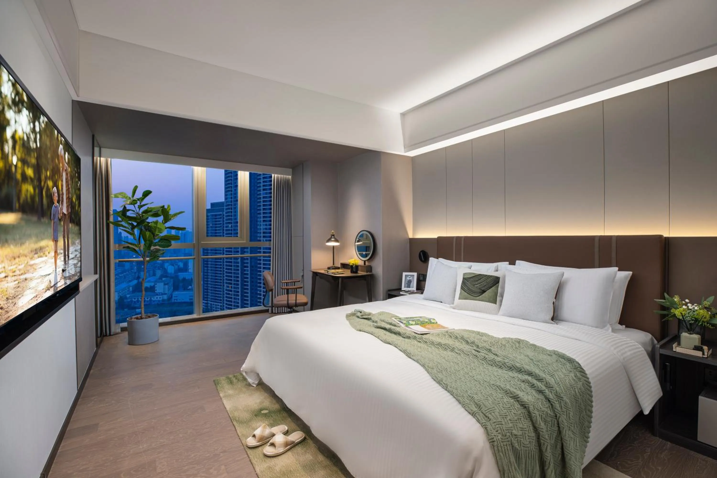 Bedroom, Bed in Somerset Future Center Wuhan