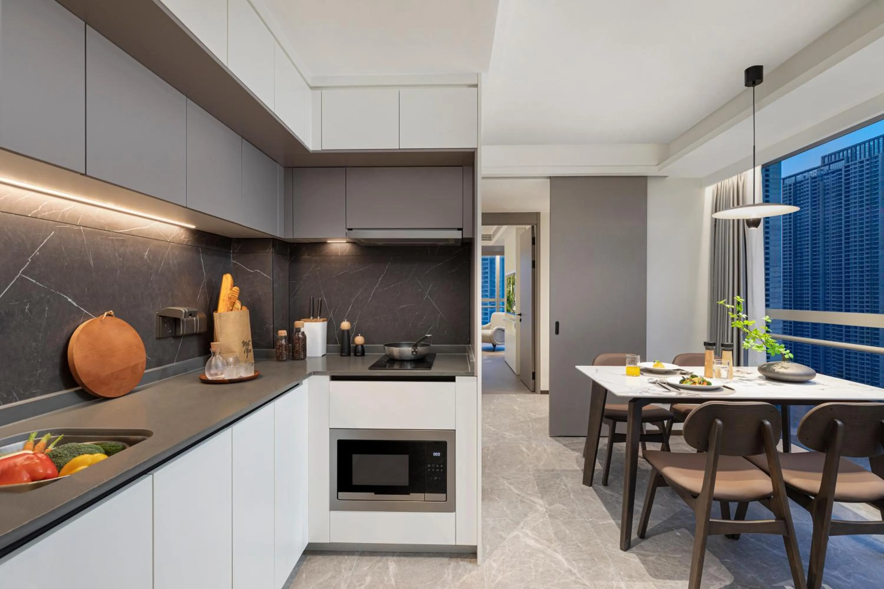 Kitchen or kitchenette in Somerset Future Center Wuhan