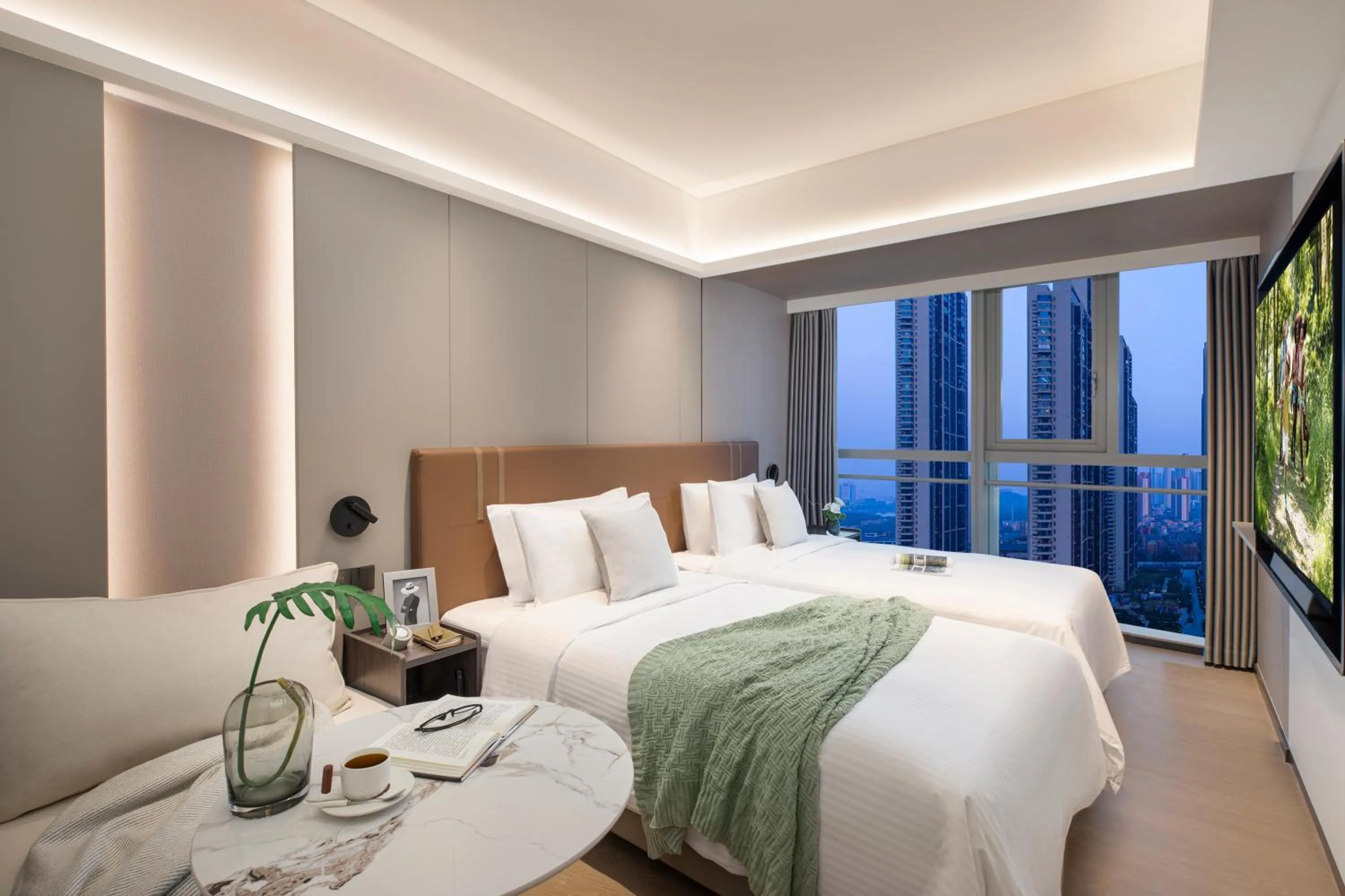 Bedroom, Bed in Somerset Future Center Wuhan