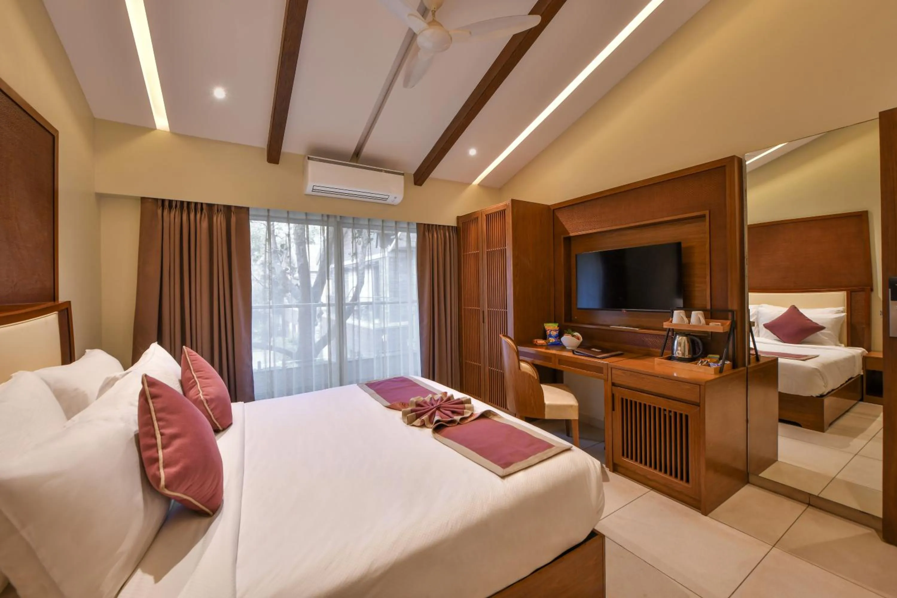 Bed in Arova Woods Zinc Journey by The Fern, Lonavala