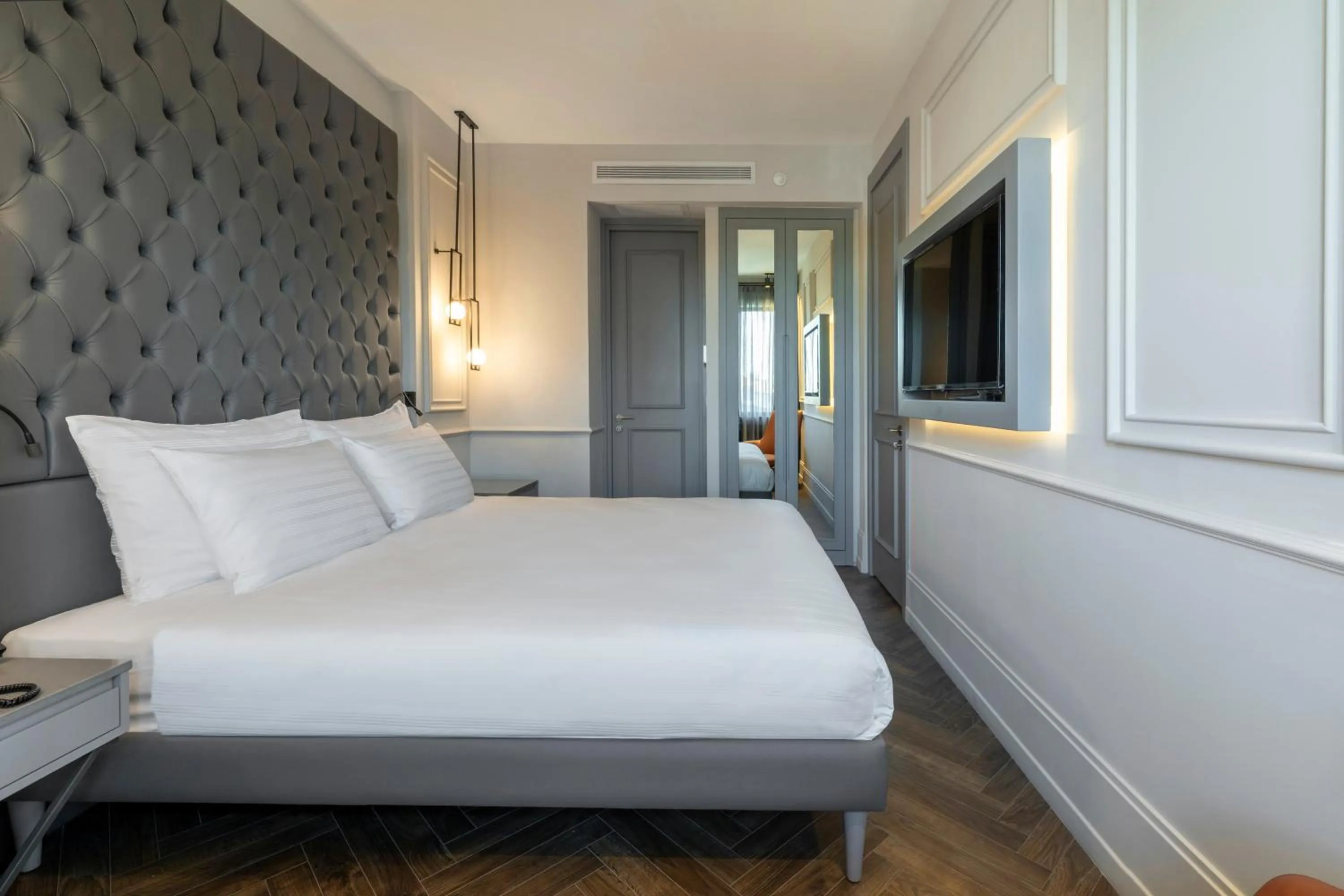 Bed in Wish More Hotel Şişli