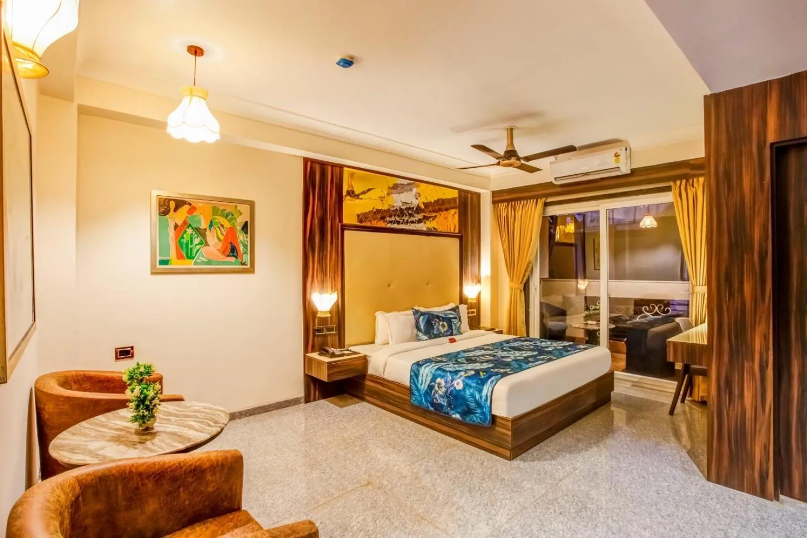 Bed in Summit Calangute Resort & Spa