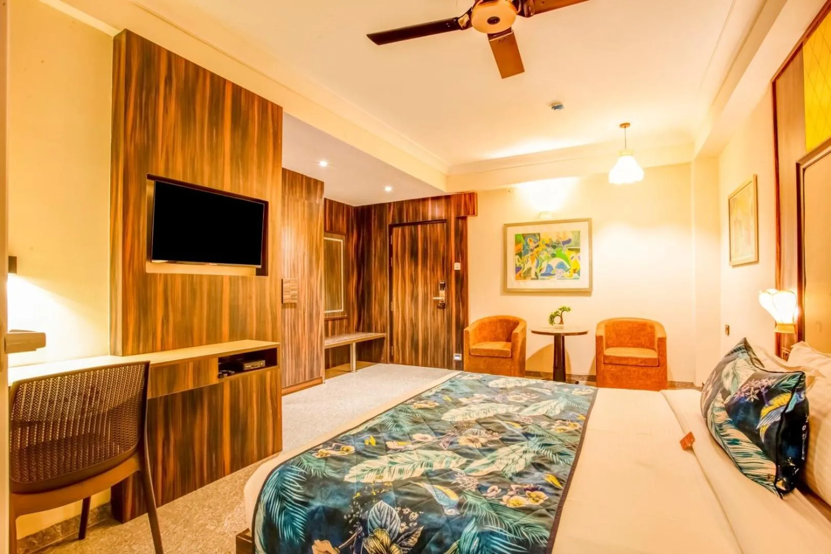 Bed in Summit Calangute Resort & Spa