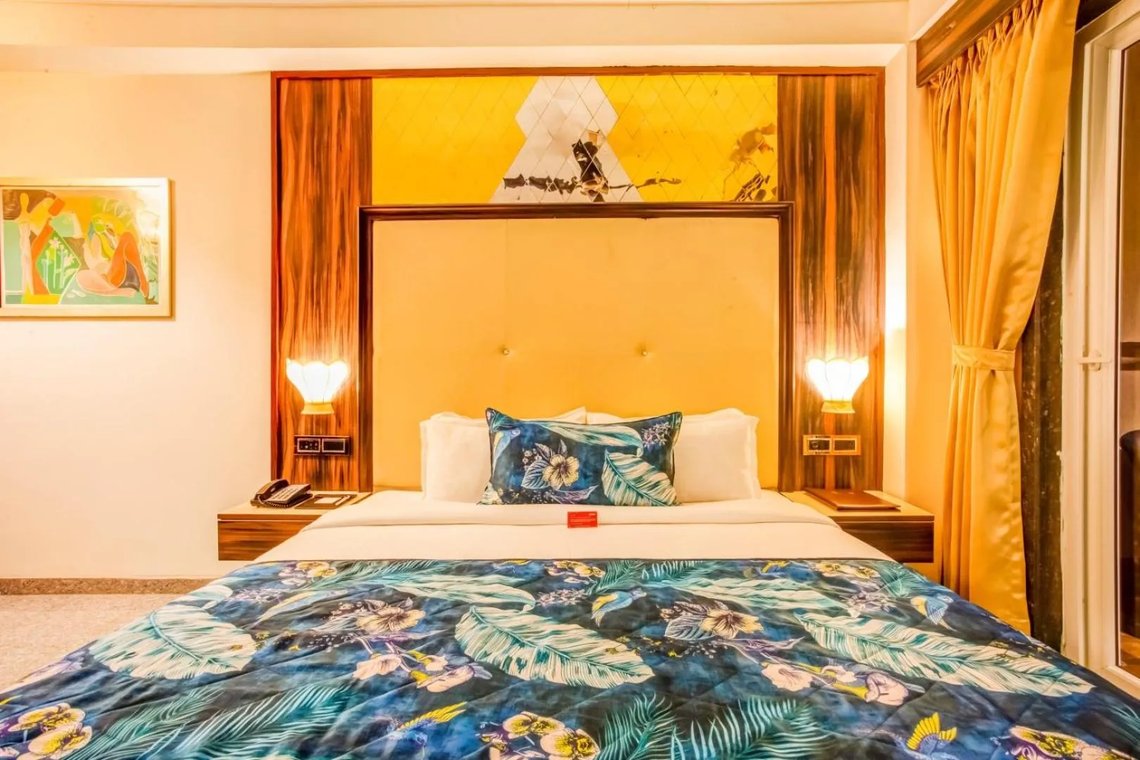 Bed in Summit Calangute Resort & Spa