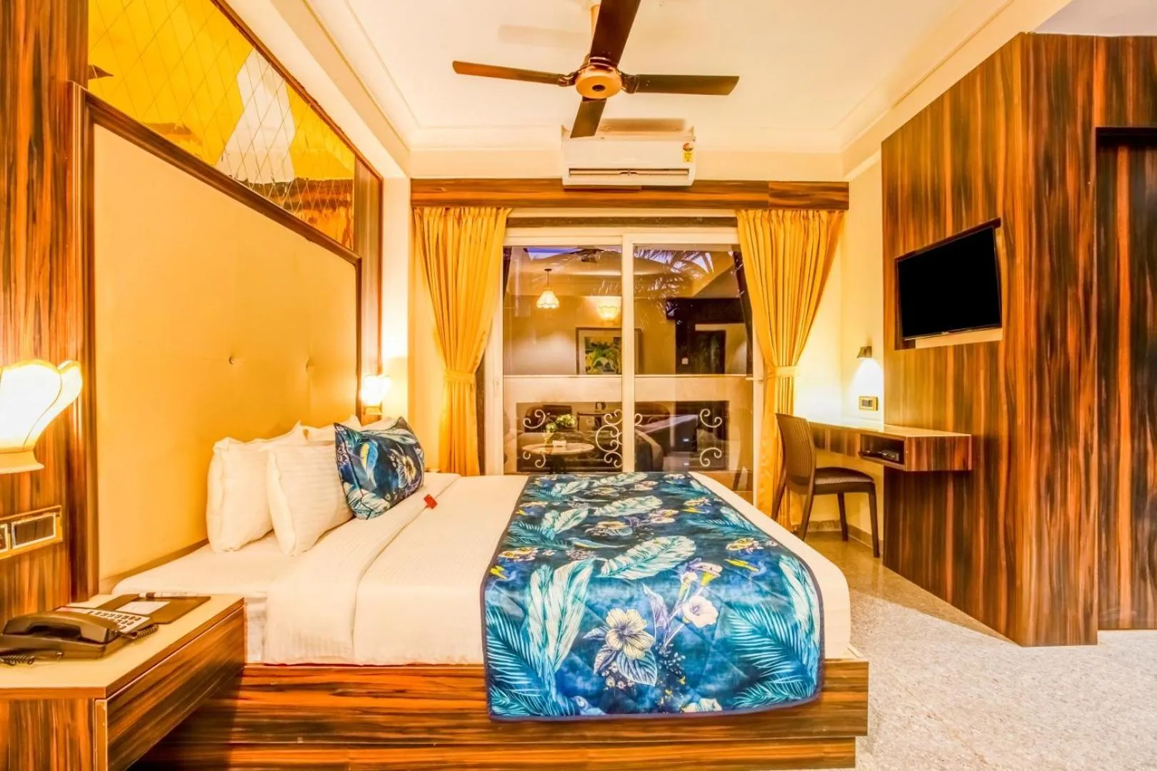 Bed in Summit Calangute Resort & Spa