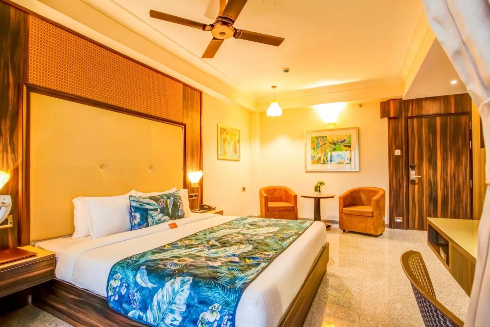 Bed in Summit Calangute Resort & Spa