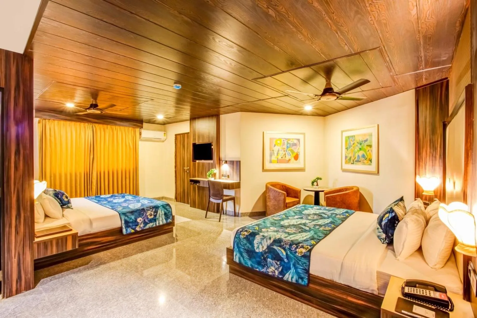 Bed in Summit Calangute Resort & Spa