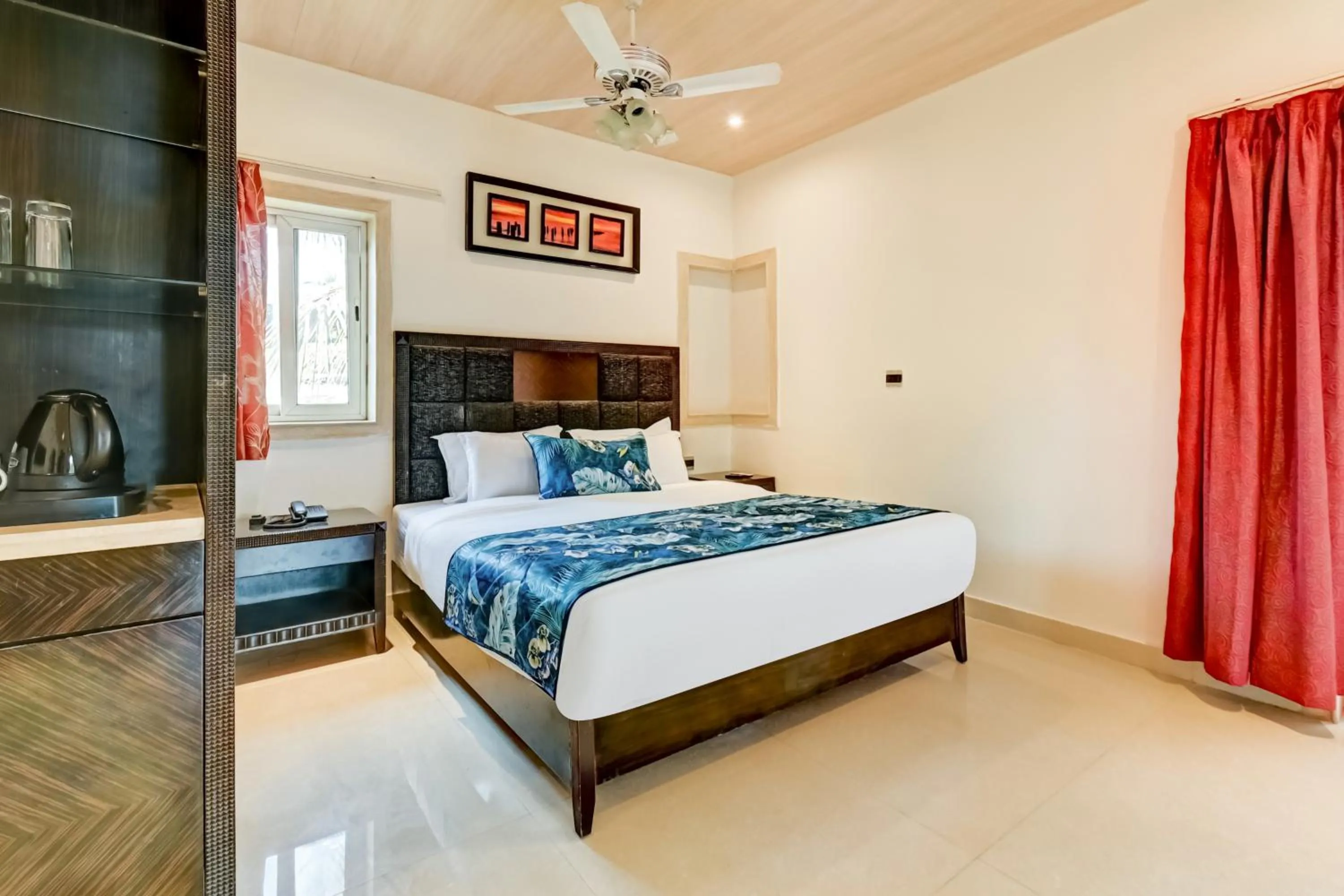 Bed in Summit Calangute Resort & Spa