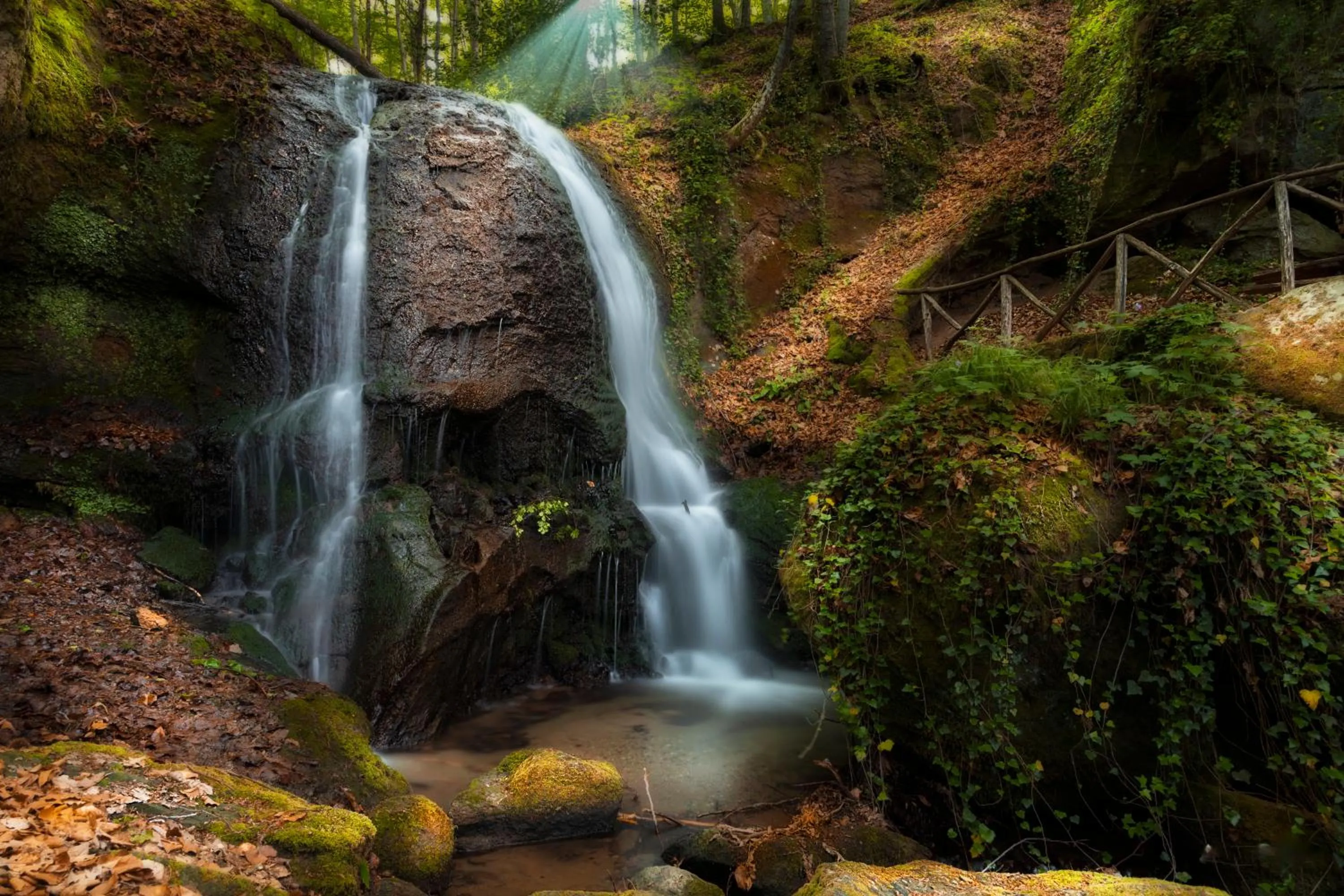 Natural landscape in Hotel Valle del Fiora