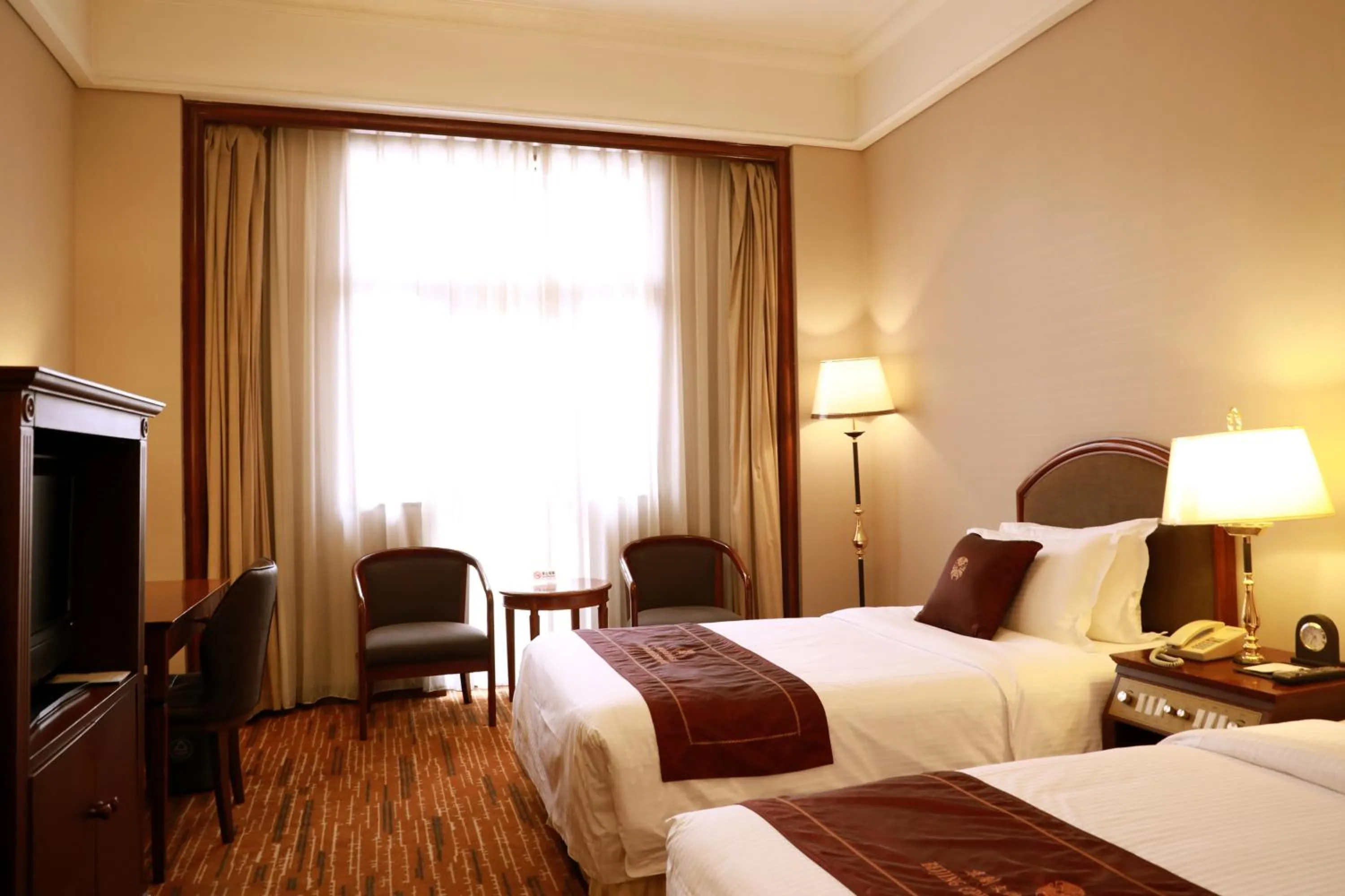 Photo of the whole room, Bed in Jianguo Qianmen Beijing