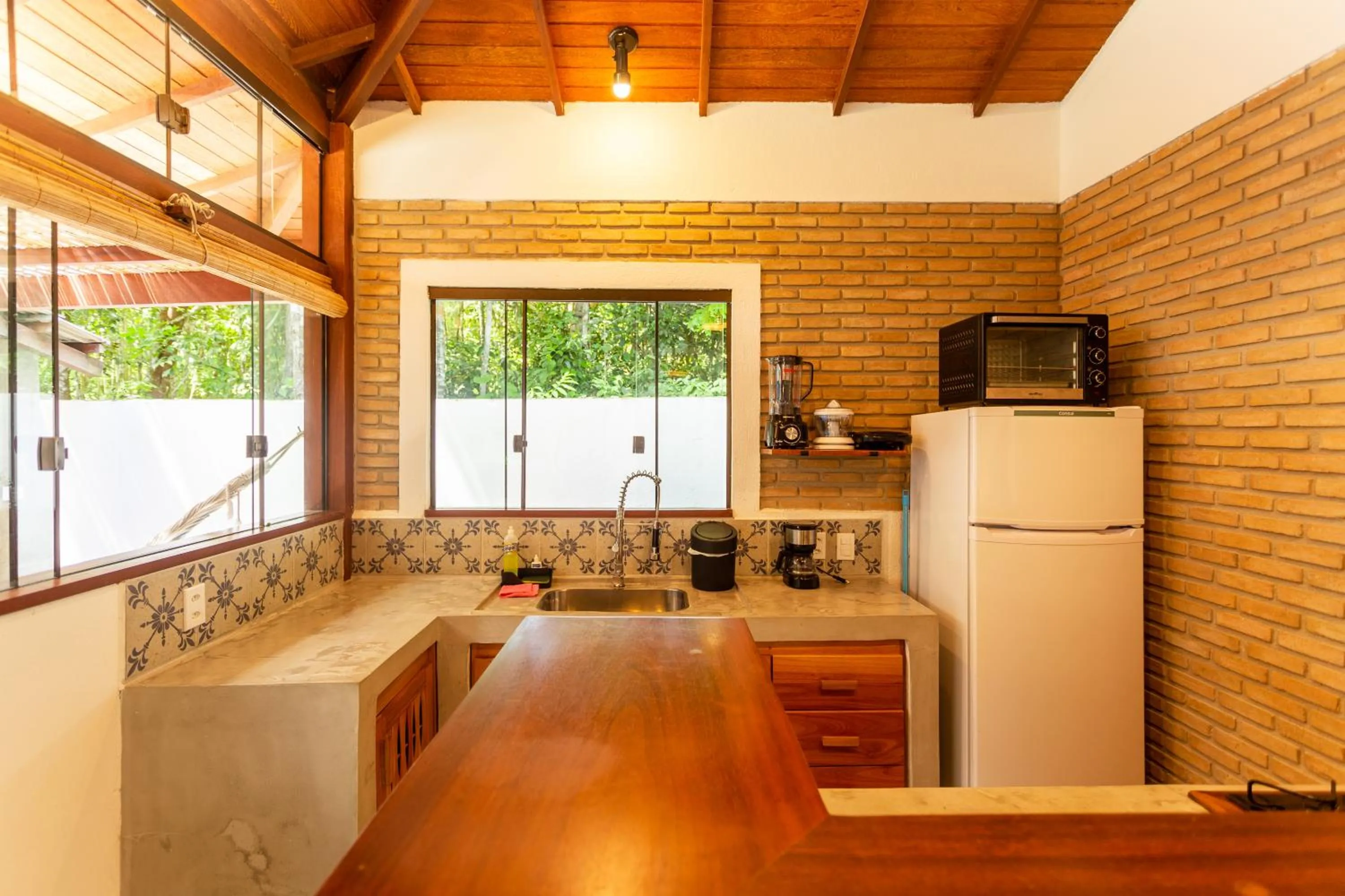 Kitchen or kitchenette in Vila Marina