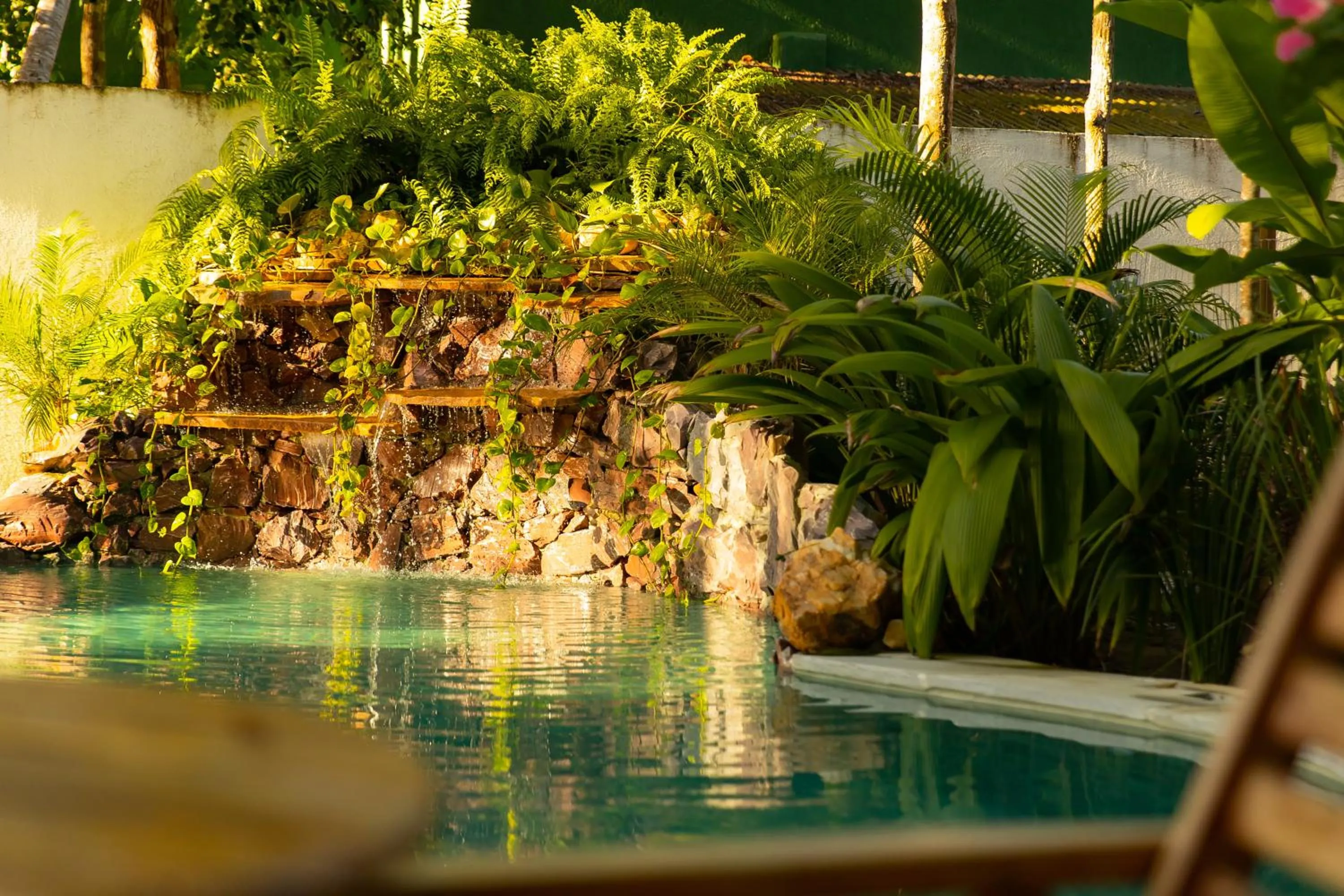 Pool view in Vila Marina