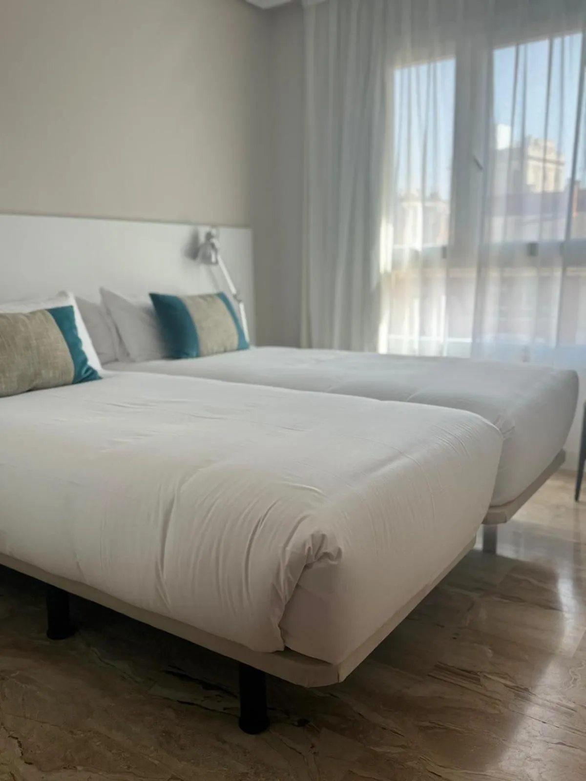 Bed in Aparthotel Los Girasoles