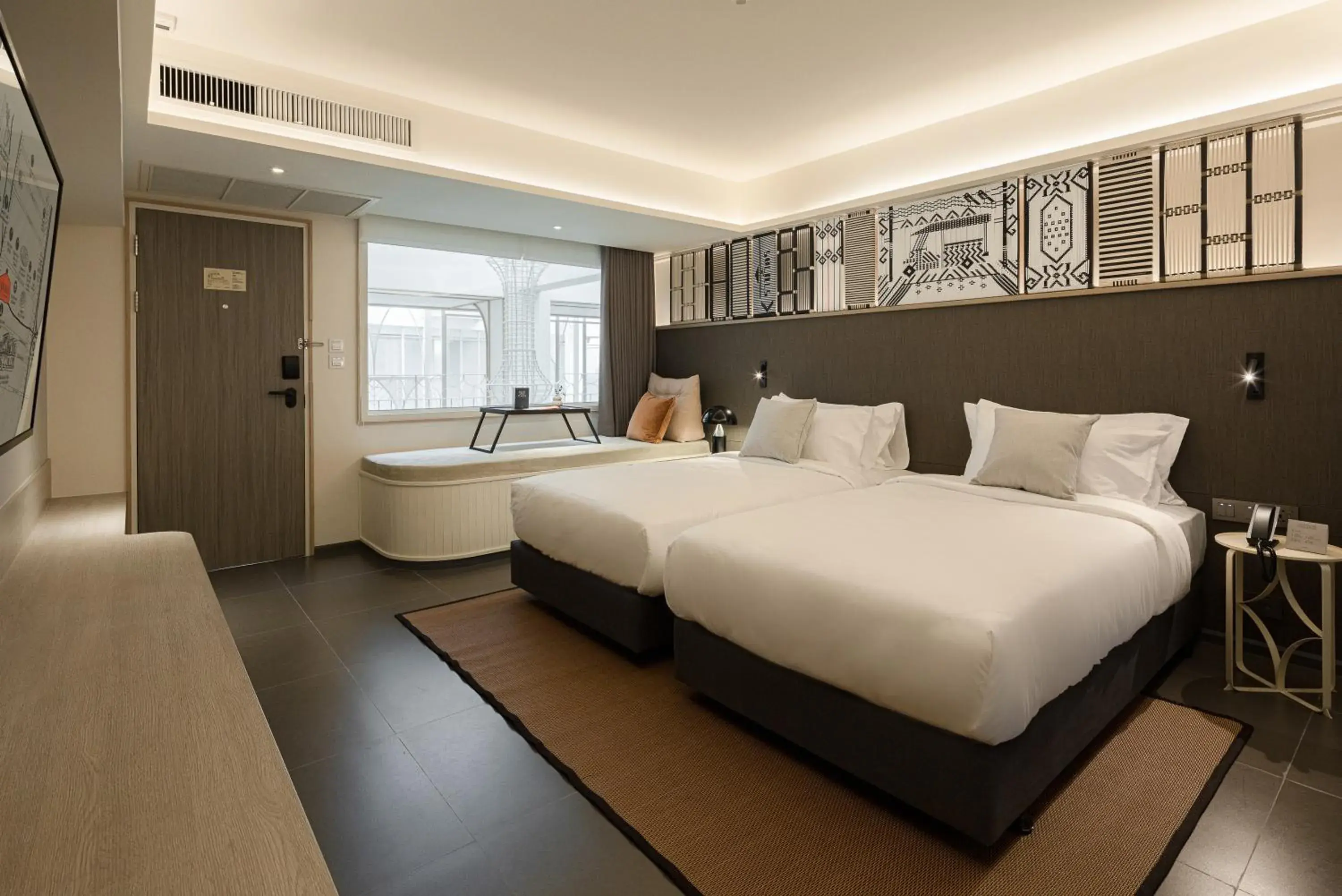 Deluxe Twin Room in YANH Ratchawat Hotel Deluxe Twin Room in YANH Ratchawat Hotel