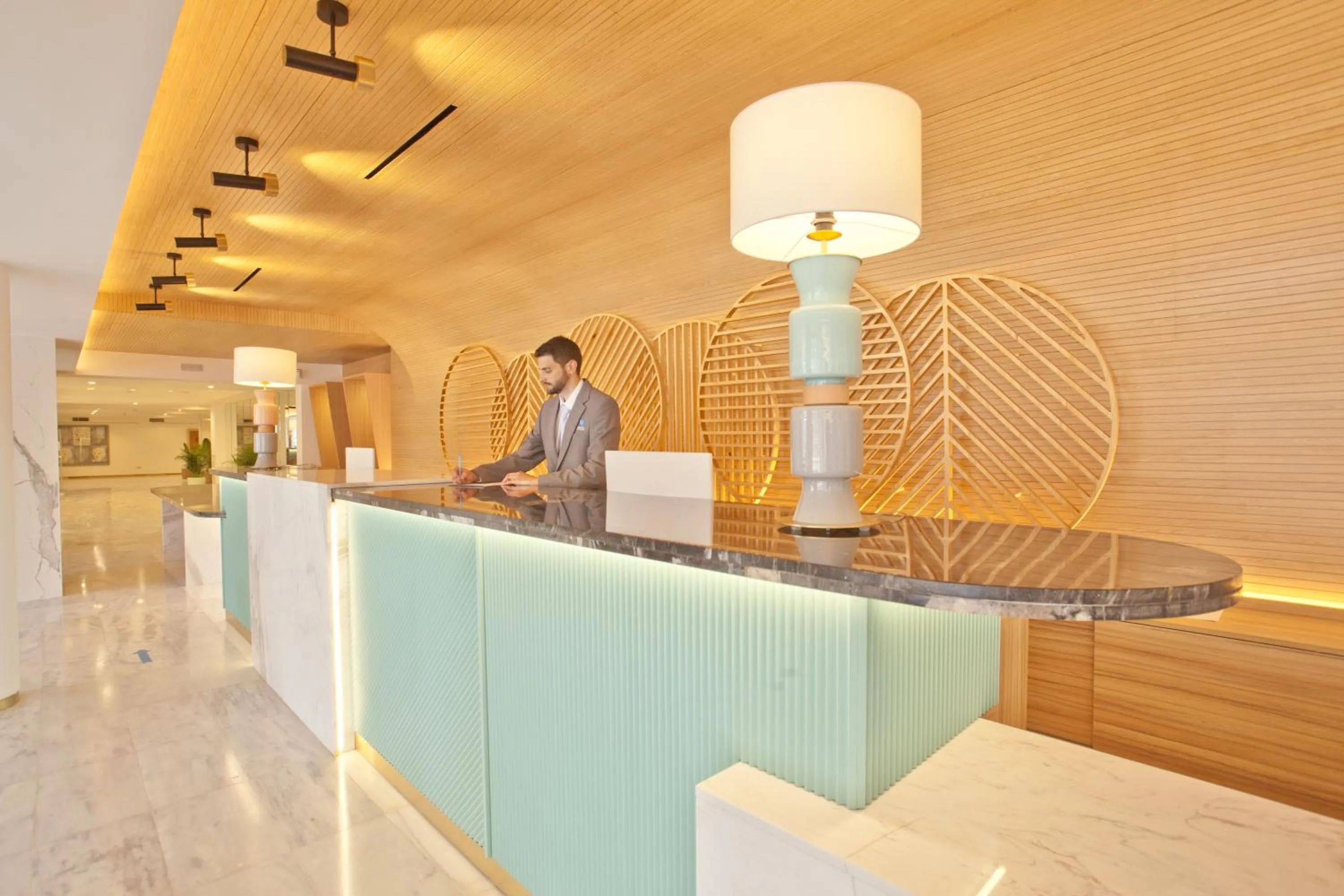 Lobby or reception in Grupotel Molins