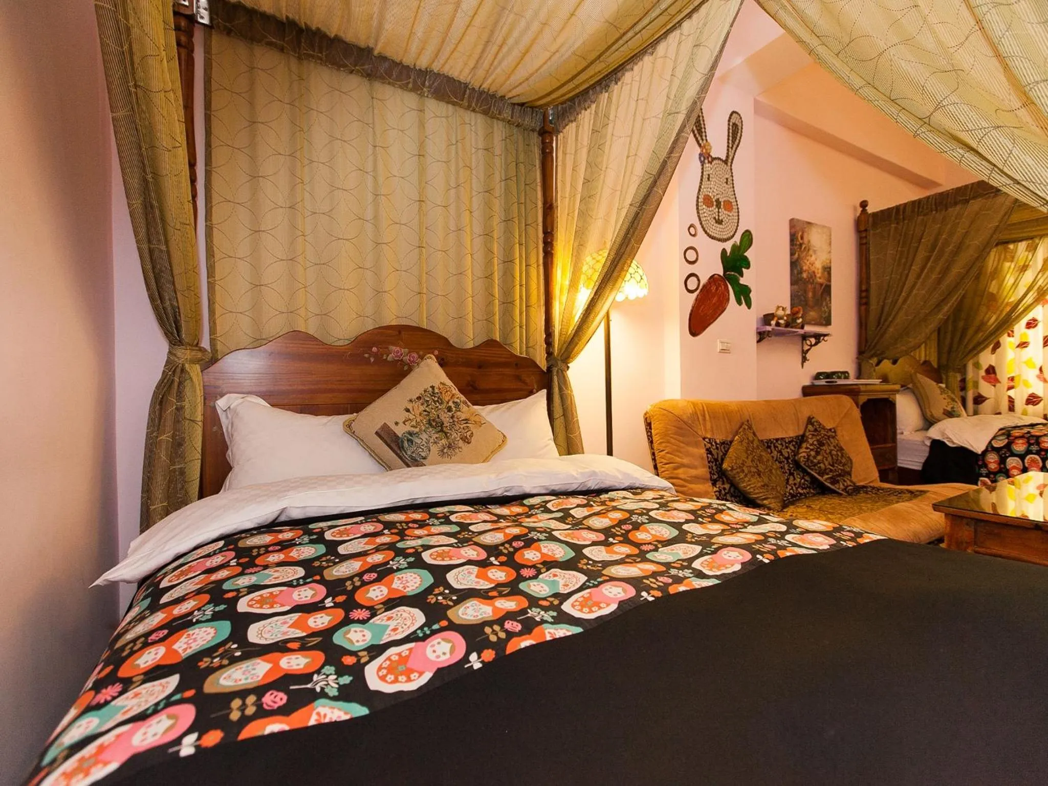 Bed in Kimoge Homestay