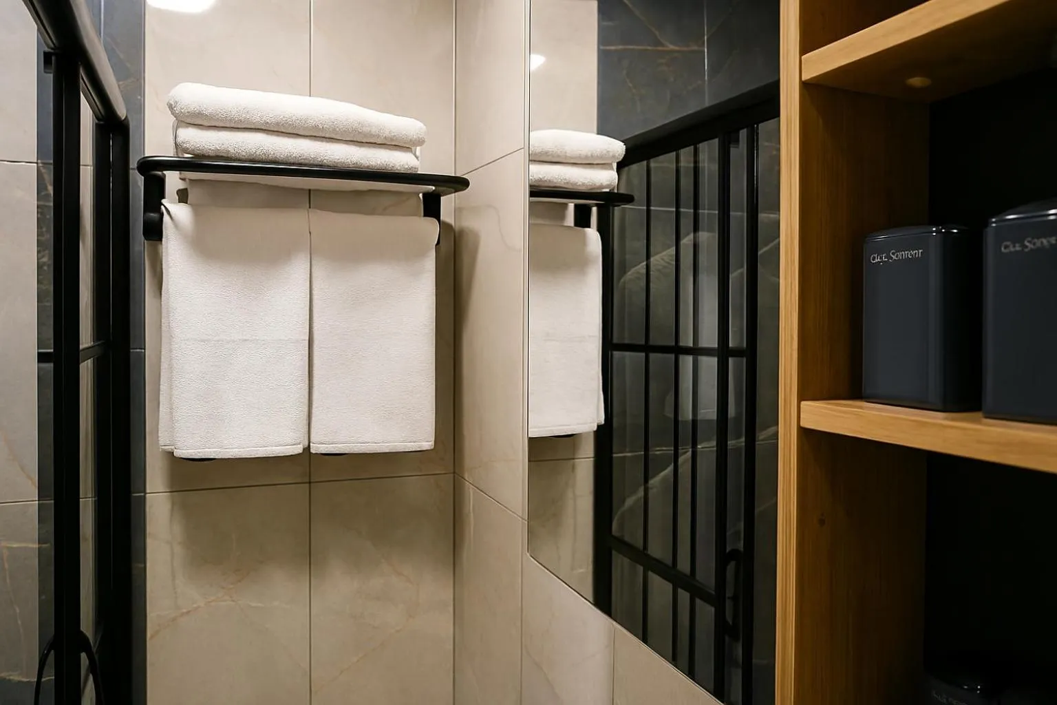 Shower in CALENBERG HOTEL