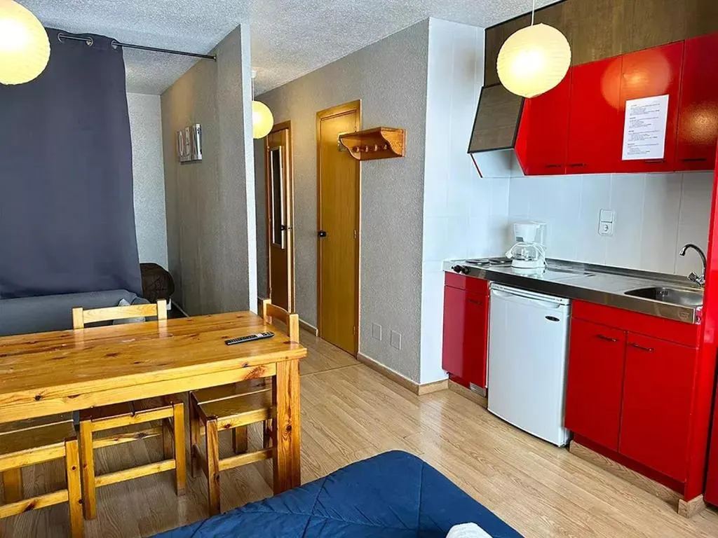Kitchen or kitchenette in Apartamentos Solaris 3000