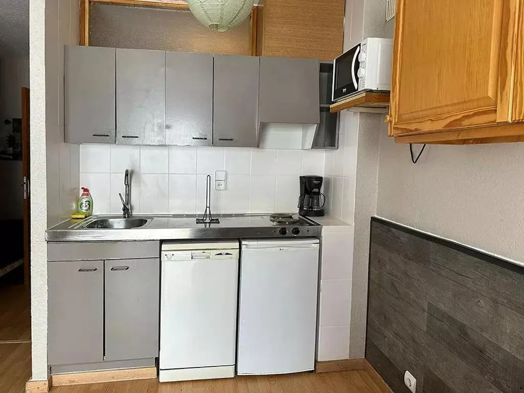 Kitchen or kitchenette in Apartamentos Solaris 3000