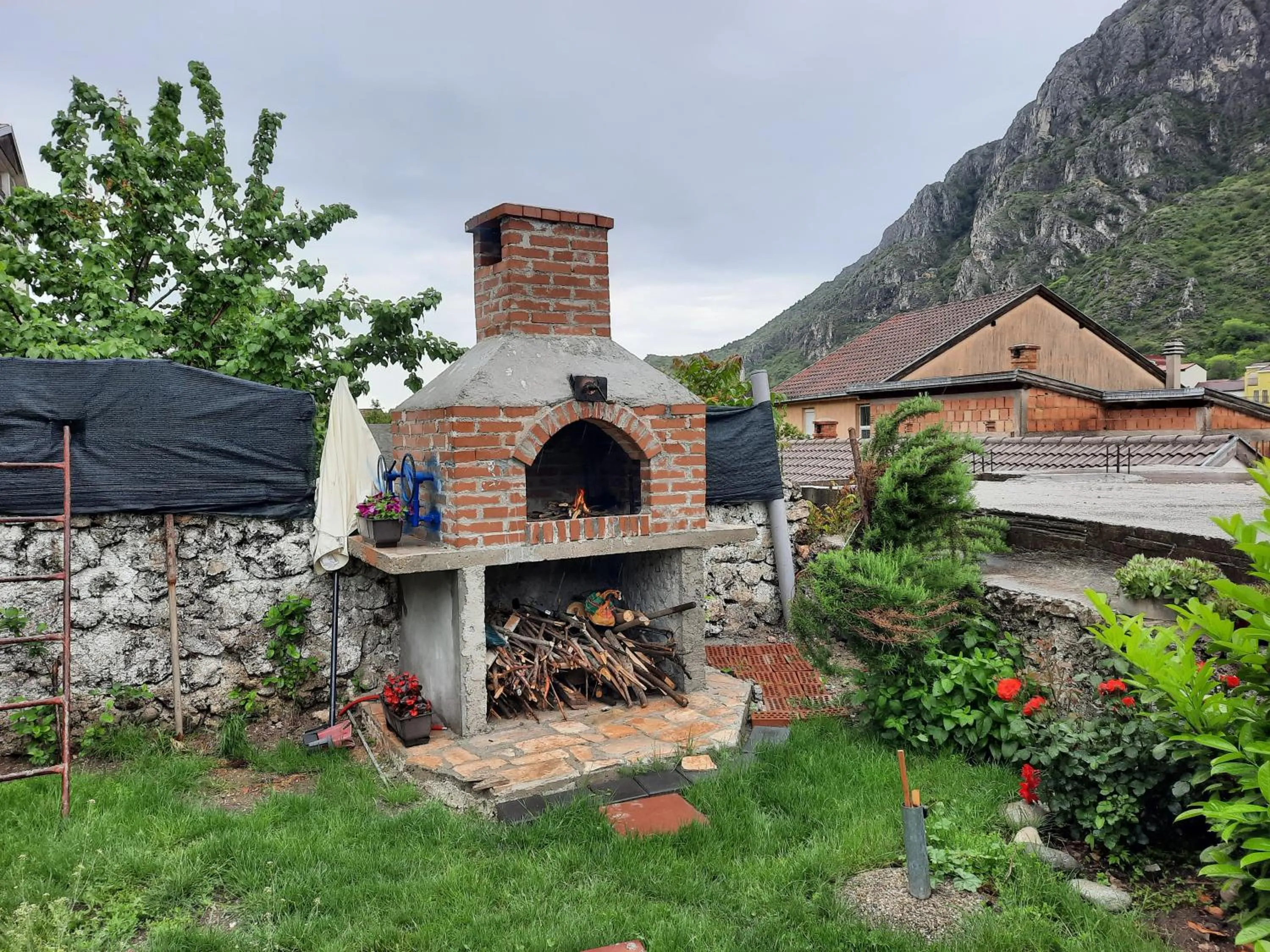 BBQ facilities in Guesthouse Sanja - Apartments 212