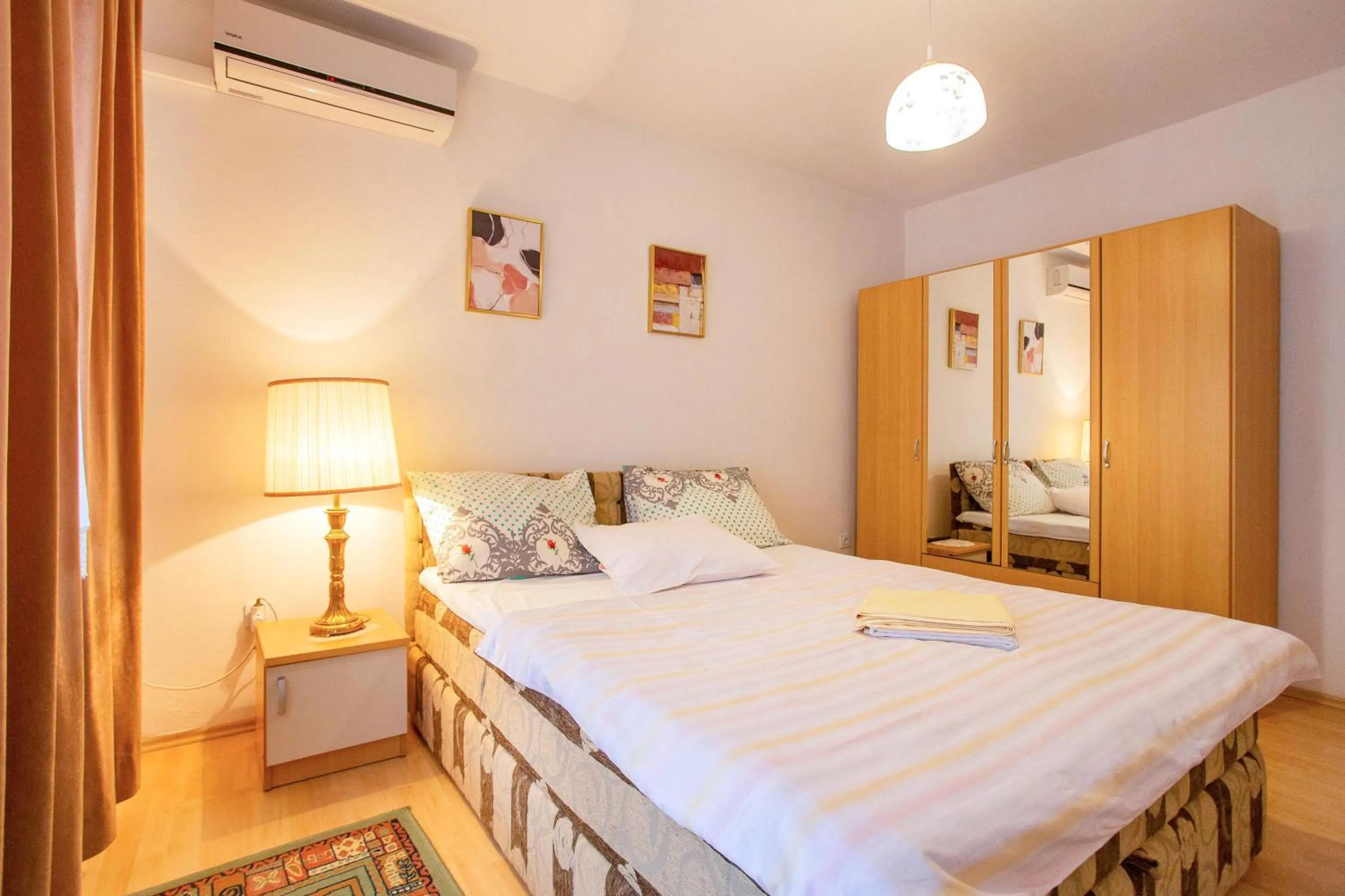 Bedroom, Bed in Guesthouse Sanja - Apartments 212