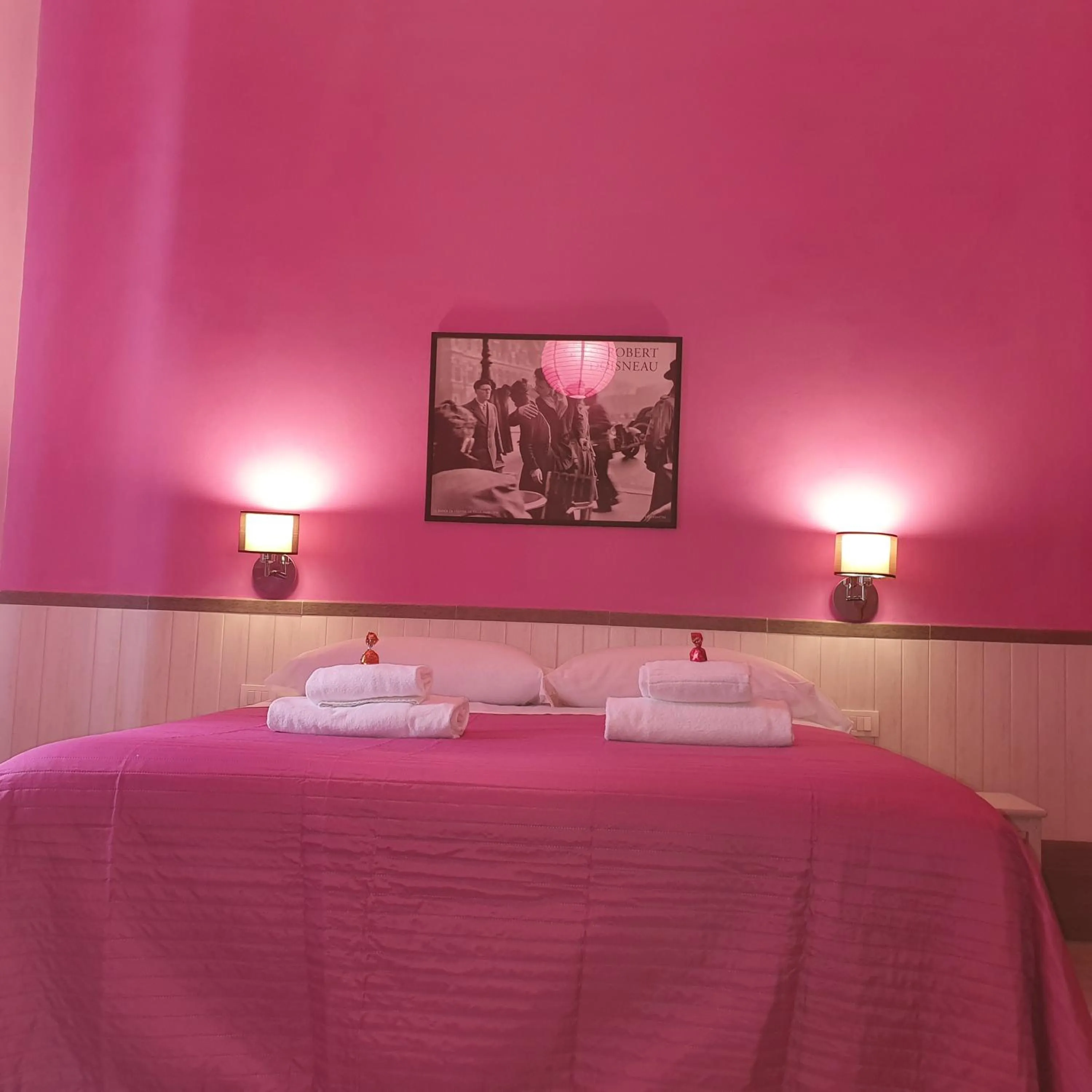 Bed in Il Giglio Guest House