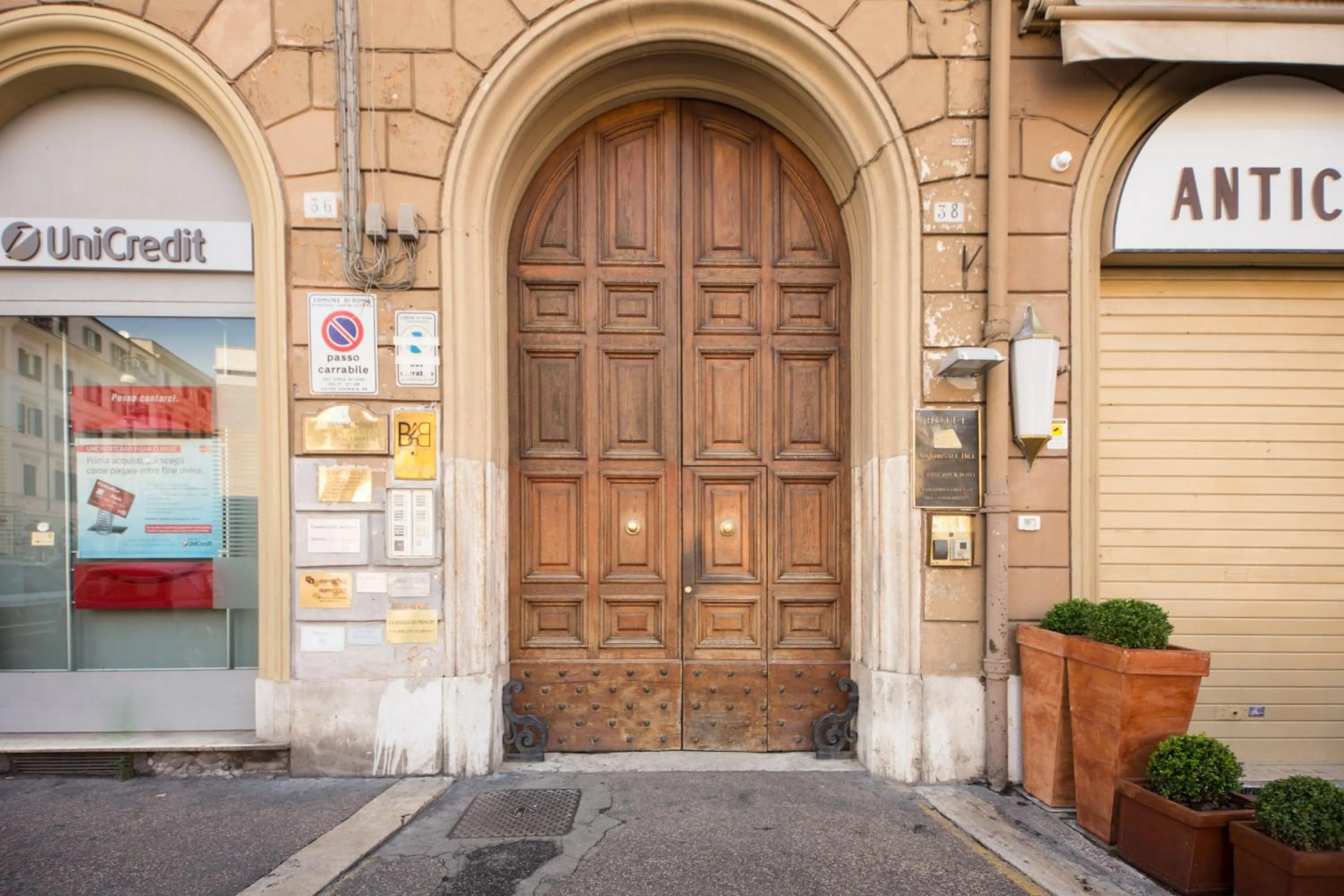 Facade/entrance in La Reggia dei Principi