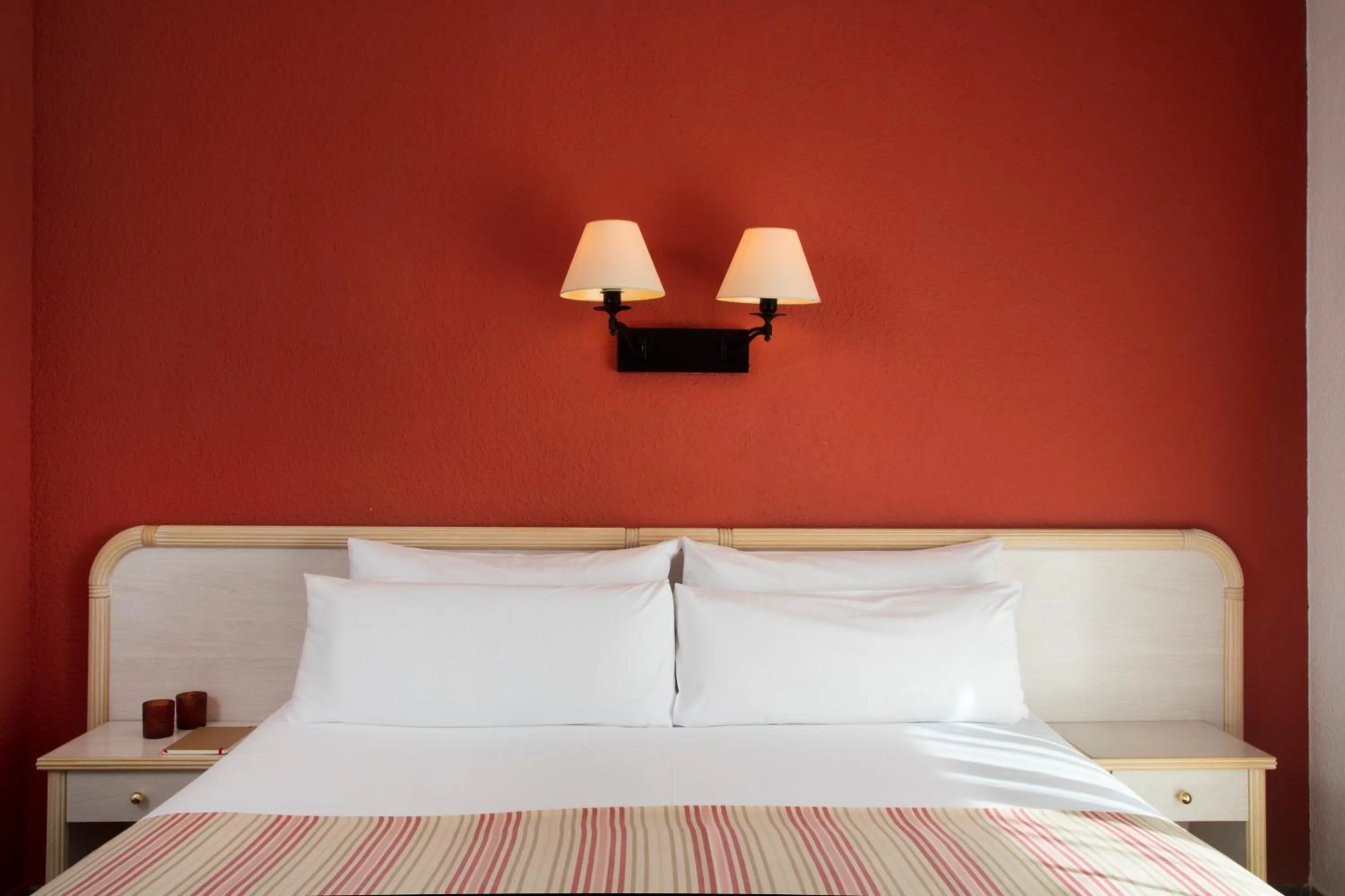 Bed in Luna Park Hotel Yoga & Spa