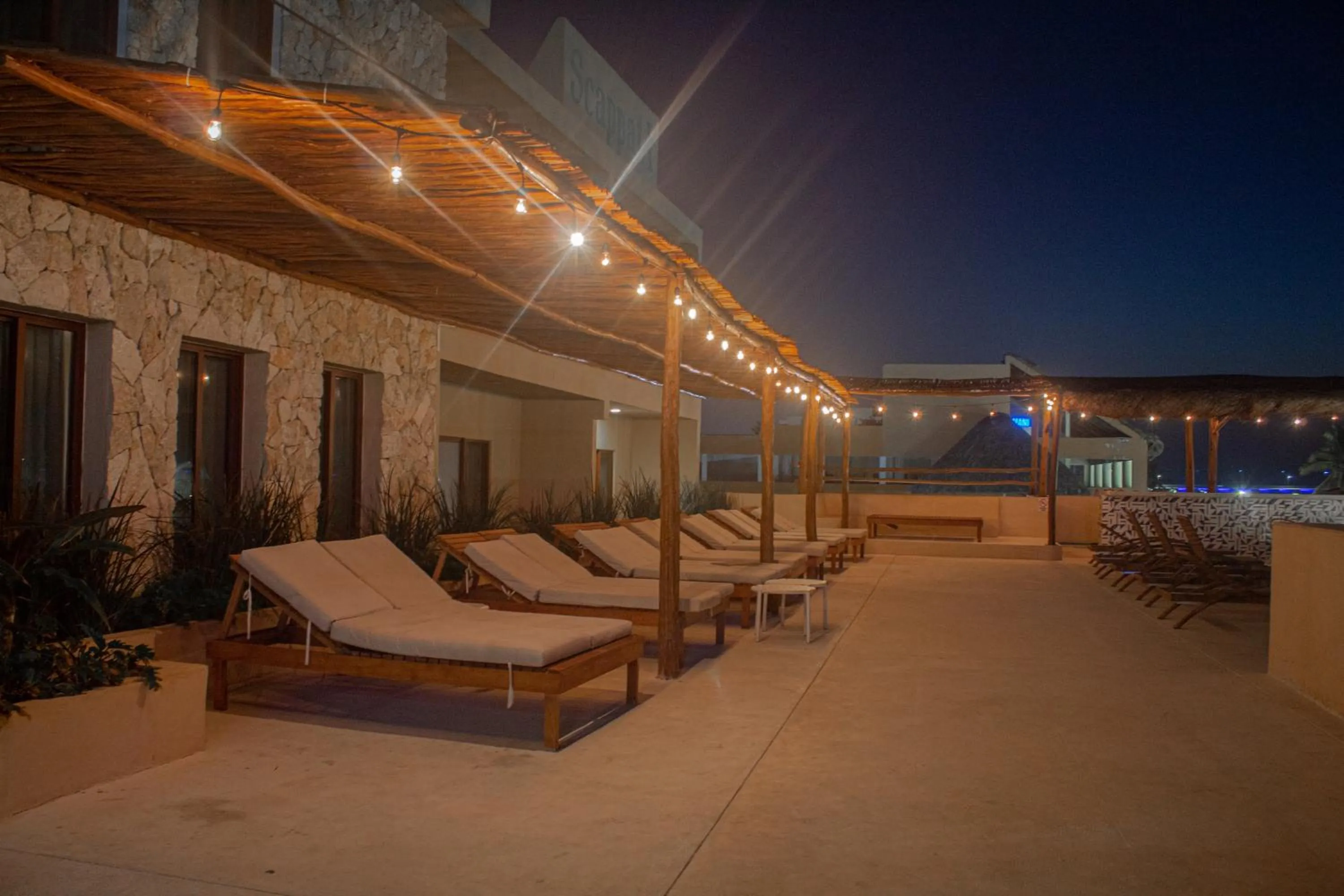 Patio in Hotel Scappata