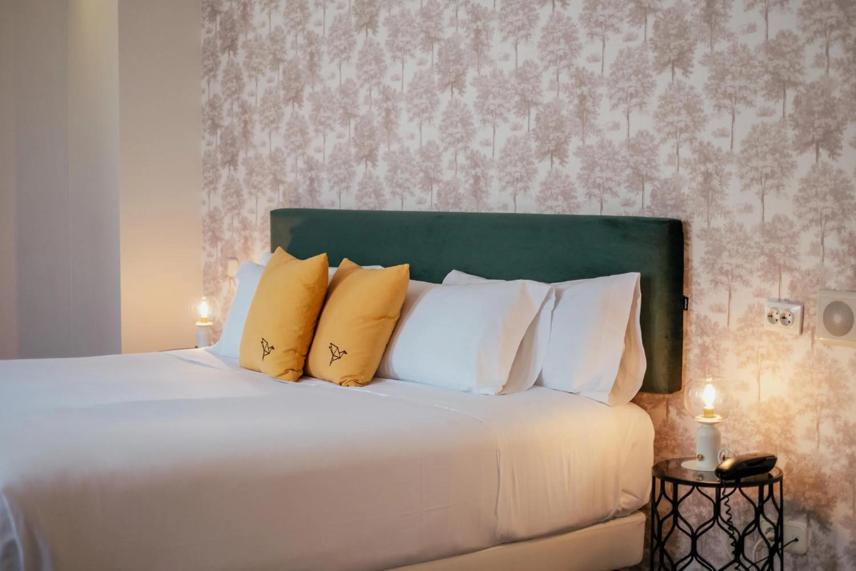 Bed in Hotel Cetina Palacio Ayala Berganza