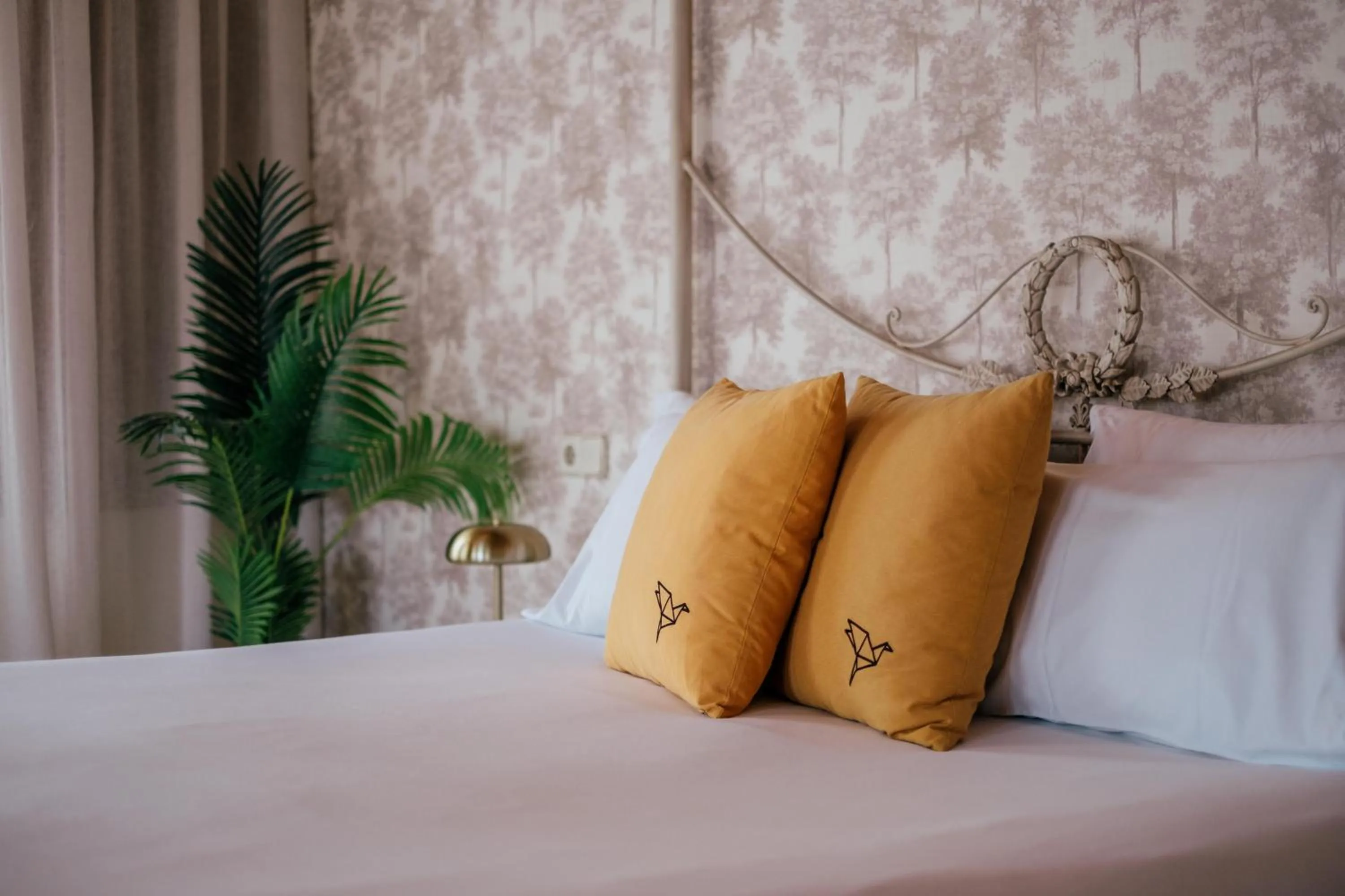 Bed in Hotel Cetina Palacio Ayala Berganza