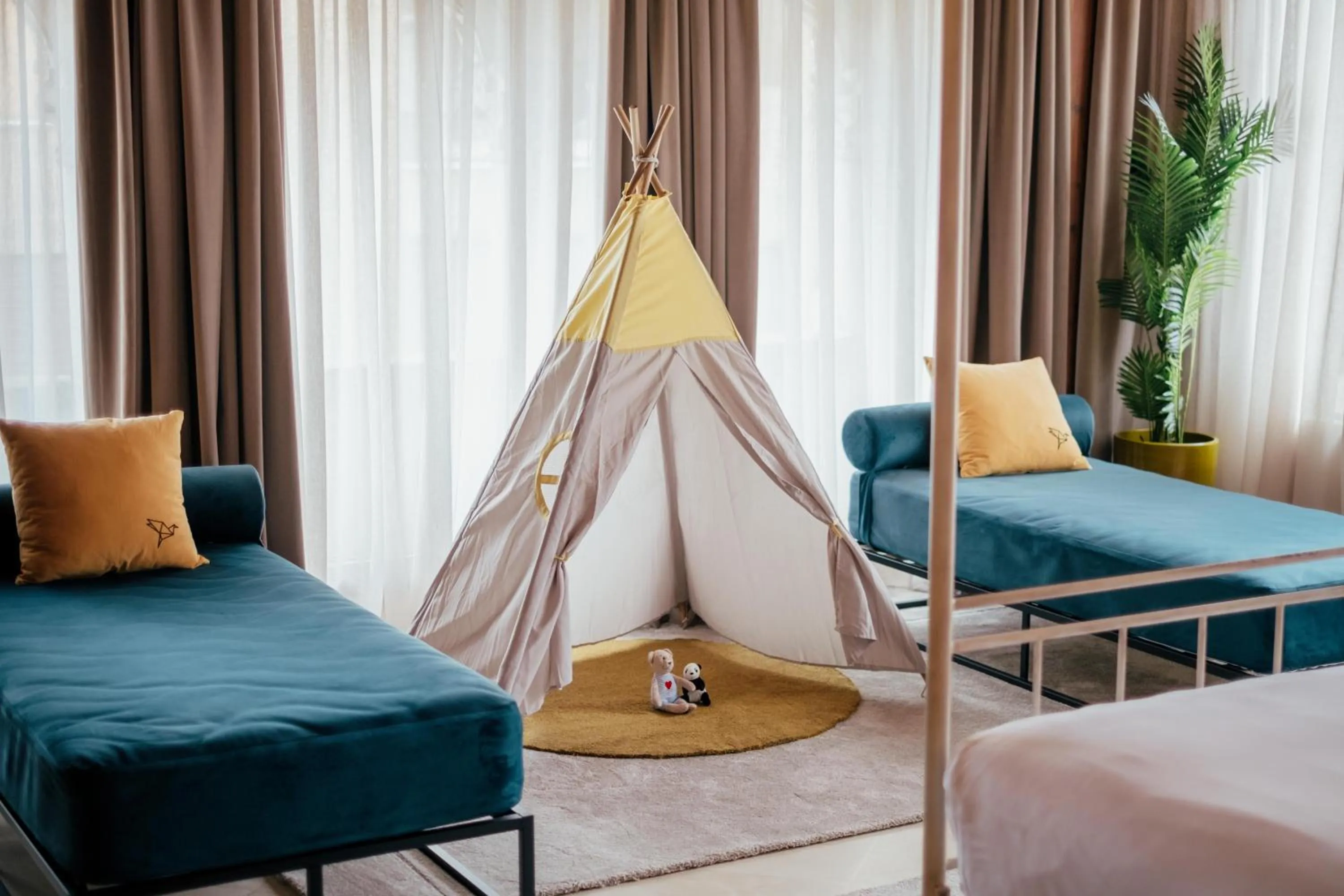 Bed in Hotel Cetina Palacio Ayala Berganza