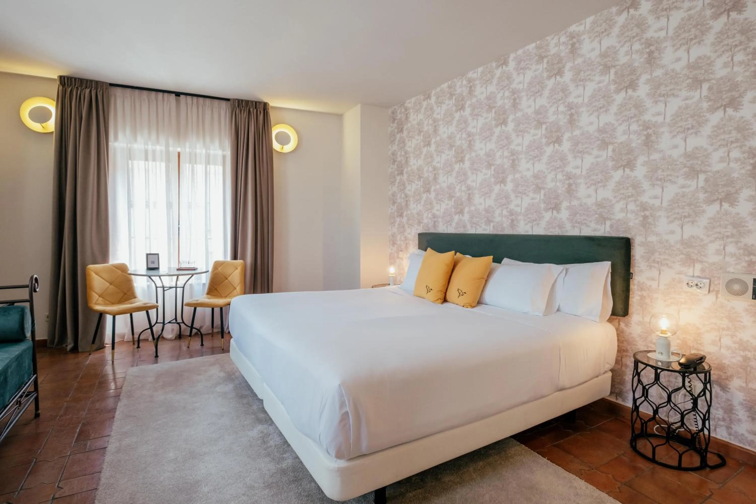 Bed in Hotel Cetina Palacio Ayala Berganza