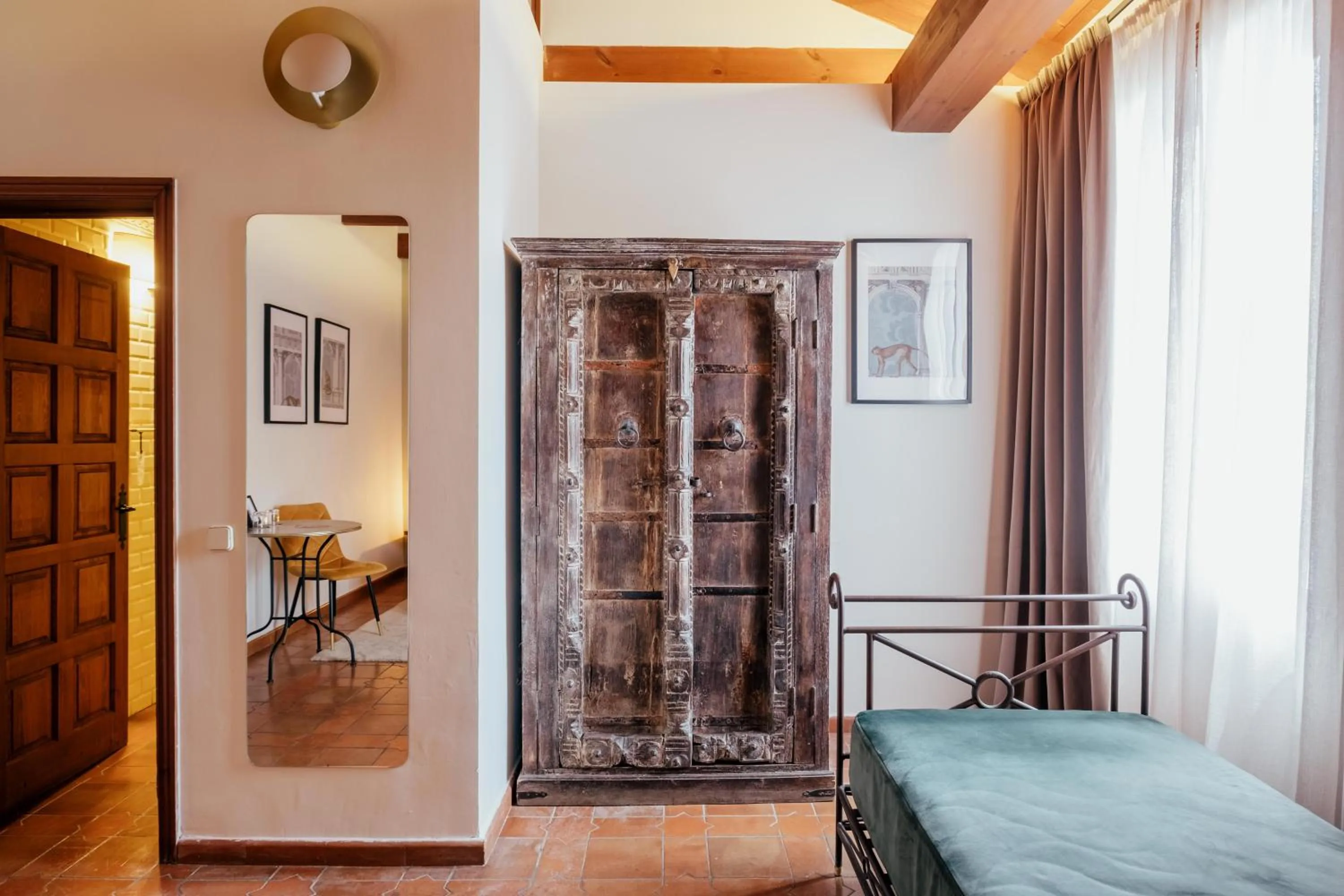 Bed in Hotel Cetina Palacio Ayala Berganza