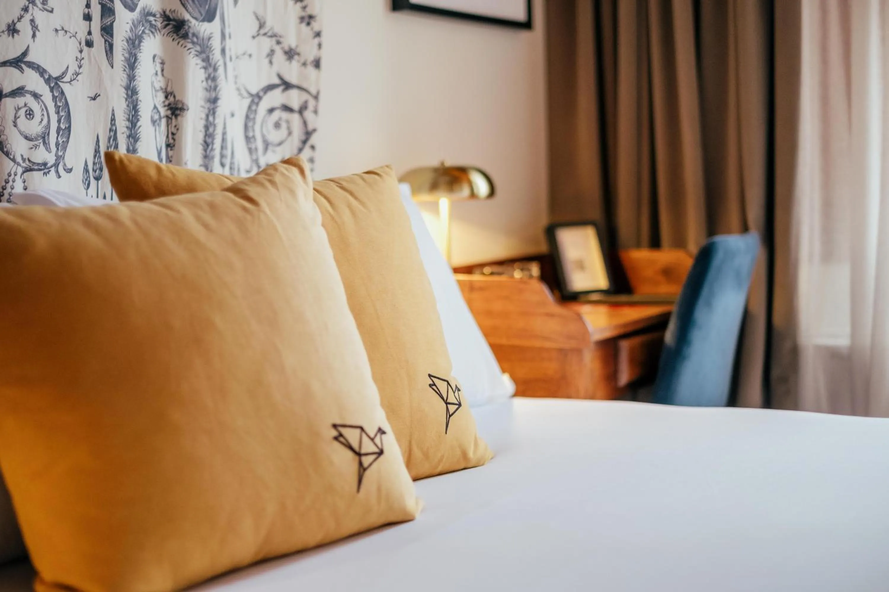 Bed in Hotel Cetina Palacio Ayala Berganza