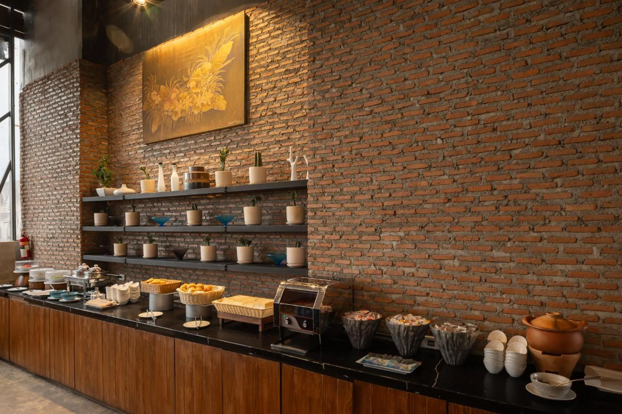 Buffet breakfast in Sunday Sea Two Pool Villa Pattaya