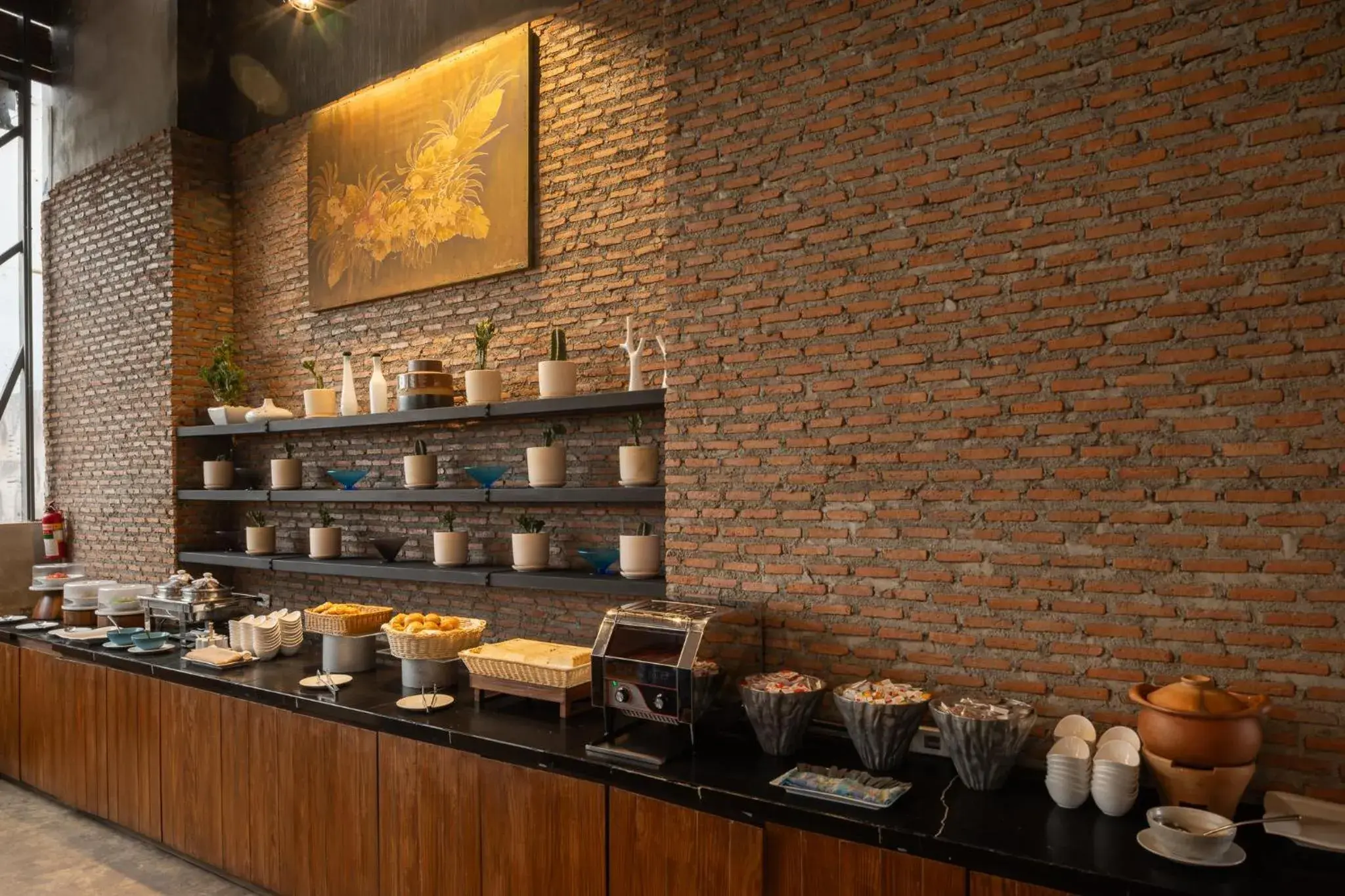 Buffet breakfast in Sea Two Pool Villa Resort Pattaya Buffet breakfast in Sea Two Pool Villa Resort Pattaya